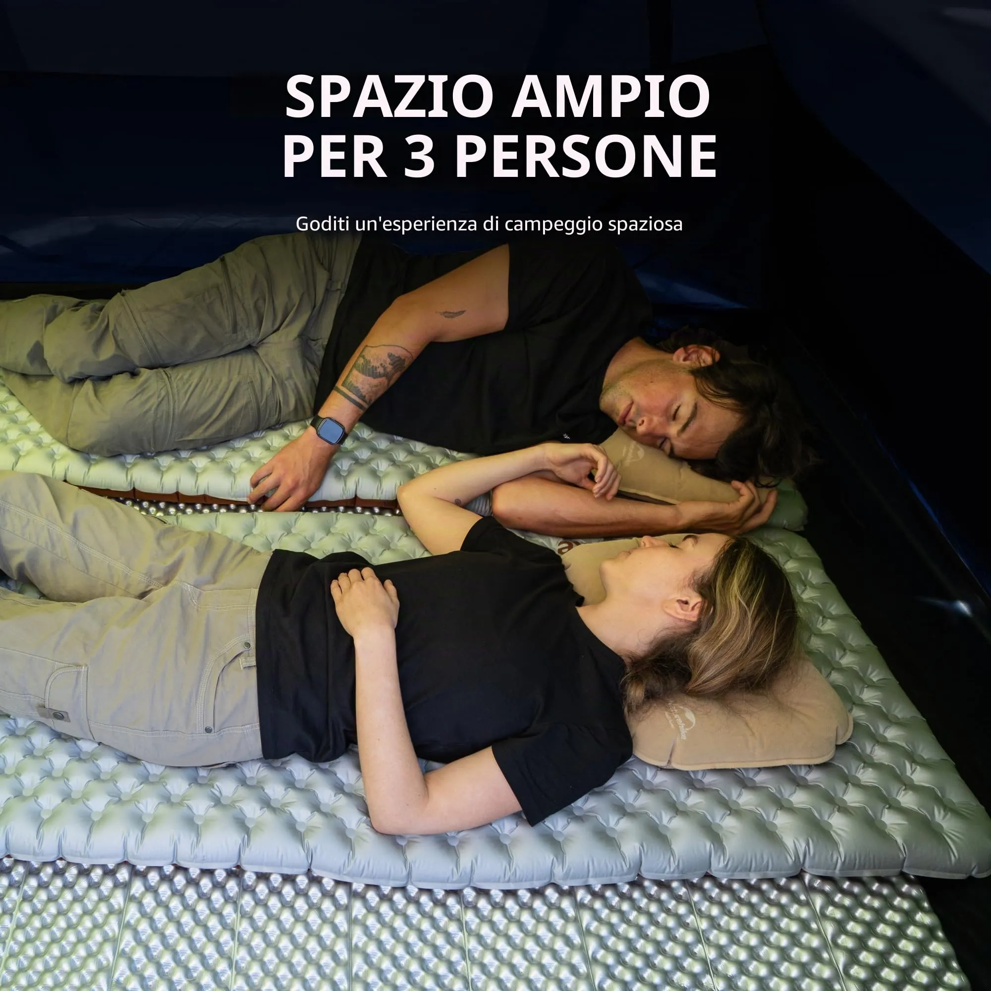 Naturehike Bleik Ultralight Tenda a Cupola per 2-3 Persone, Impermeabile 3000mm, Blu - immagine 4