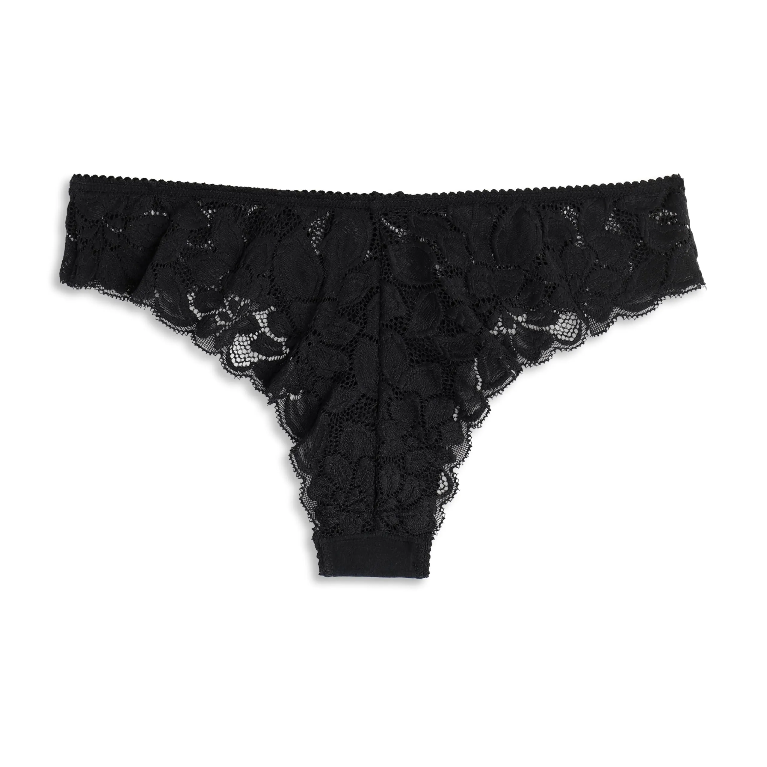 Cotonella Brasiliano Donna in Cotone Modal e Pizzo Floreale - immagine 3
