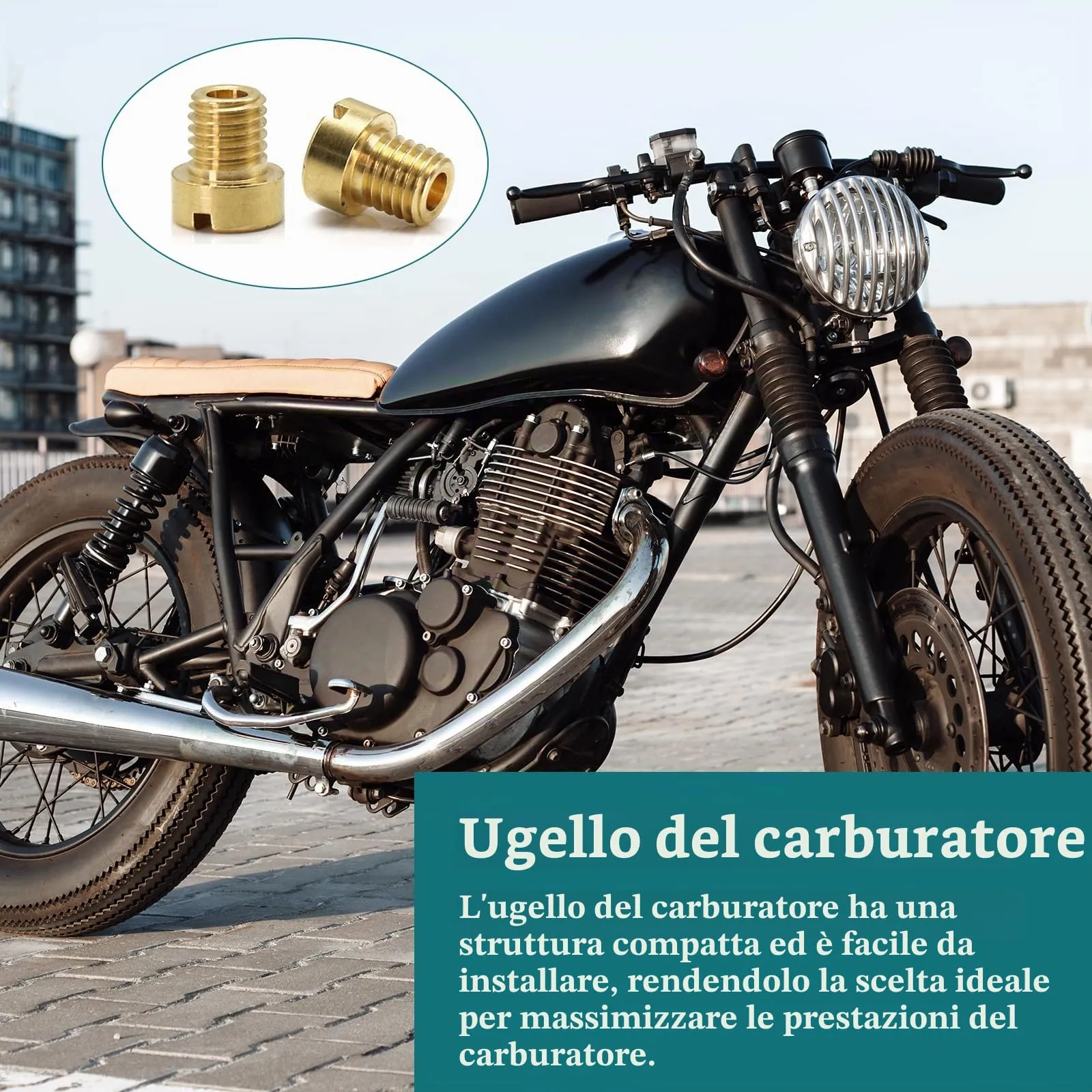 WestCH Kit 20 Getti Carburatore M5 in Ottone (90-138) per Moto e Scooter - immagine 4
