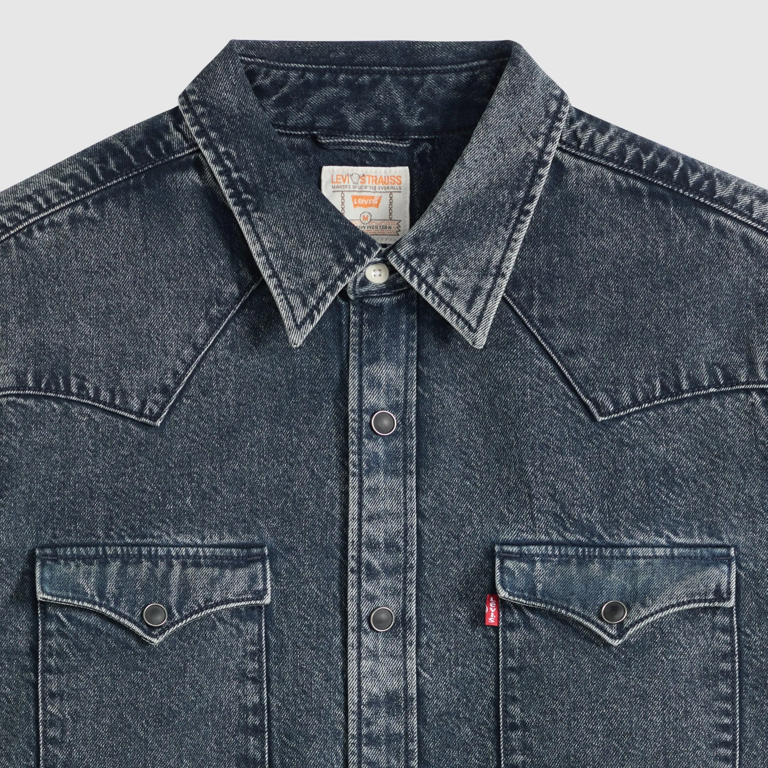 Levi's Barstow Western Standard Shirt - Midnight Blue/B, XL - immagine 6