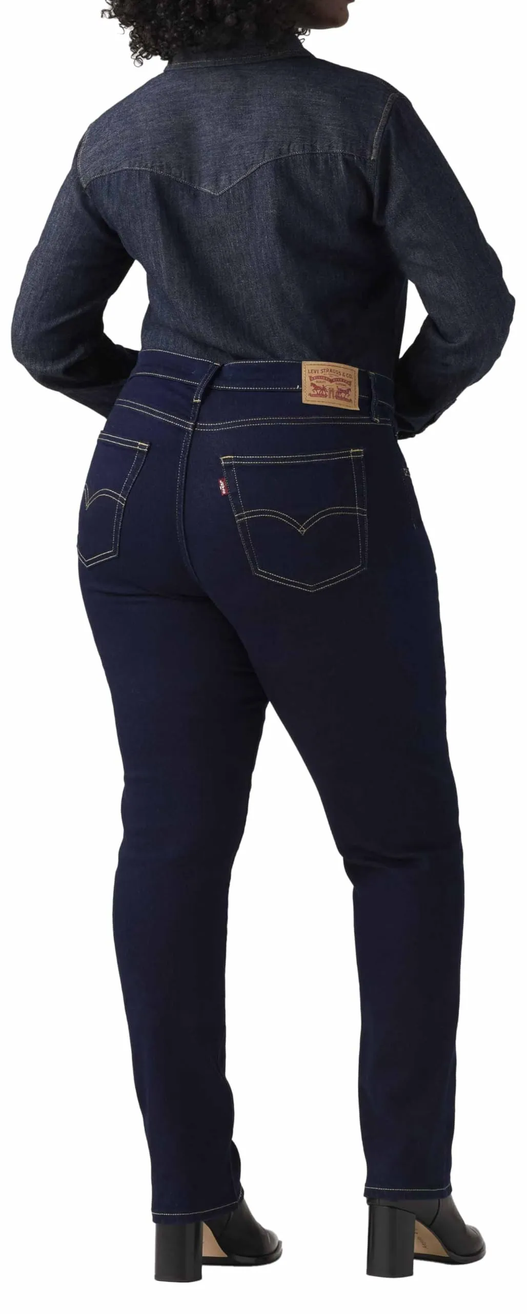Levi's 724 High Rise Straight Jeans - Cast Shadows - immagine 8