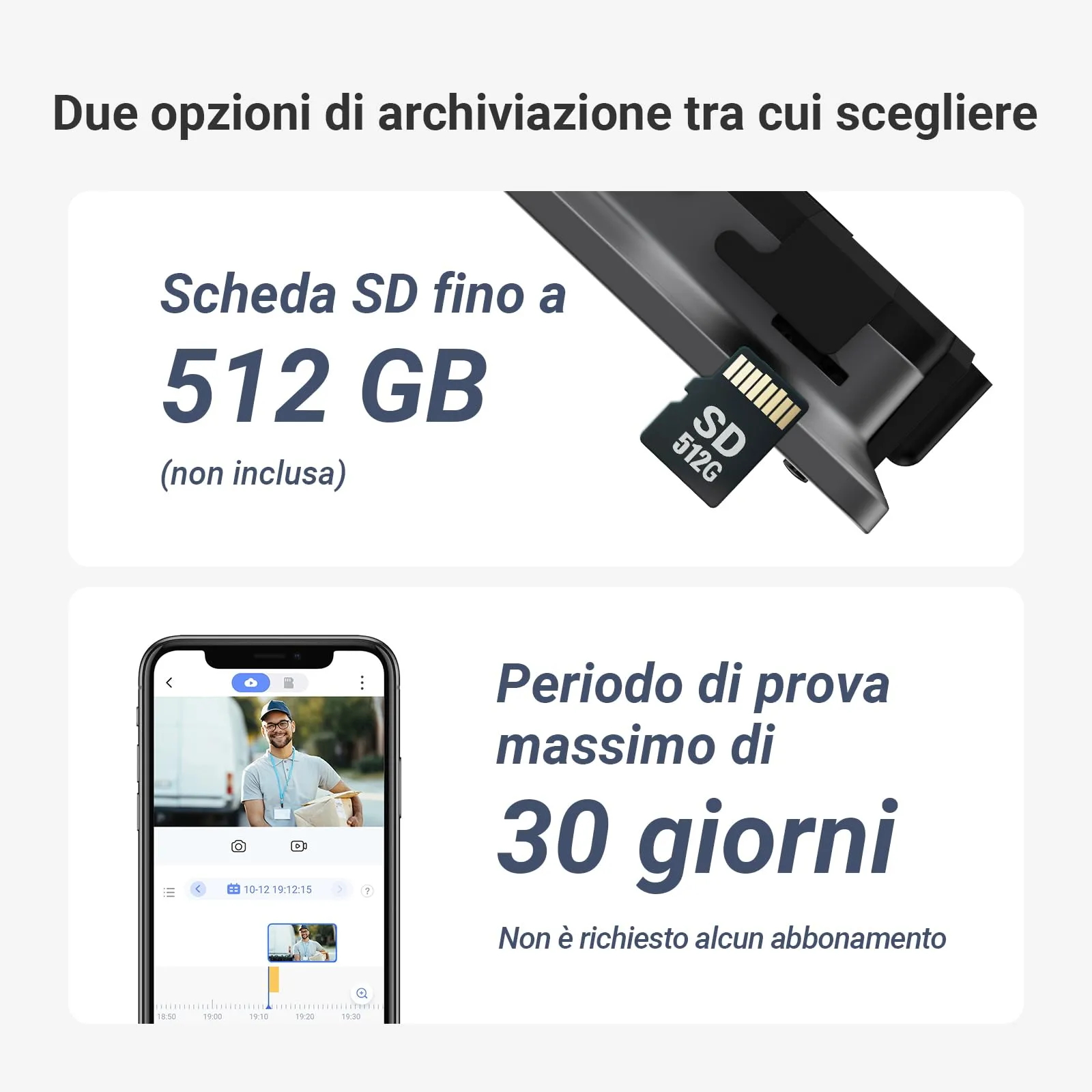 EZVIZ EP4 Spioncino Digitale WiFi 4K, Schermo Touch 5,5", Argento - immagine 10