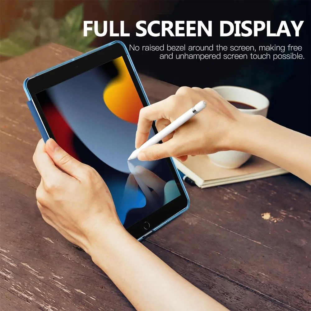 MoKo Cover for iPad 9th/8th/7th Gen 10.2 pollici, Grigio Blu - immagine 7