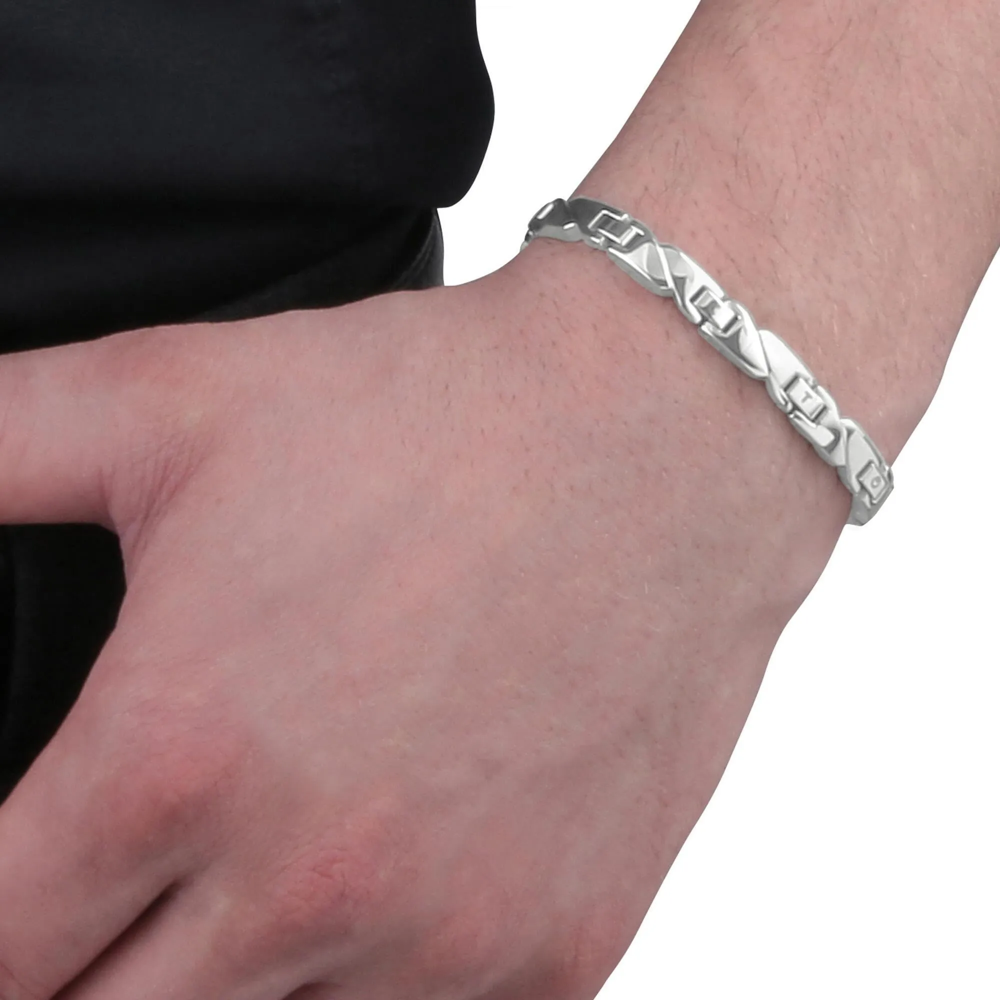 Sector No Limits SLI59 Bracciale da uomo in acciaio inossidabile, 22cm - immagine 2
