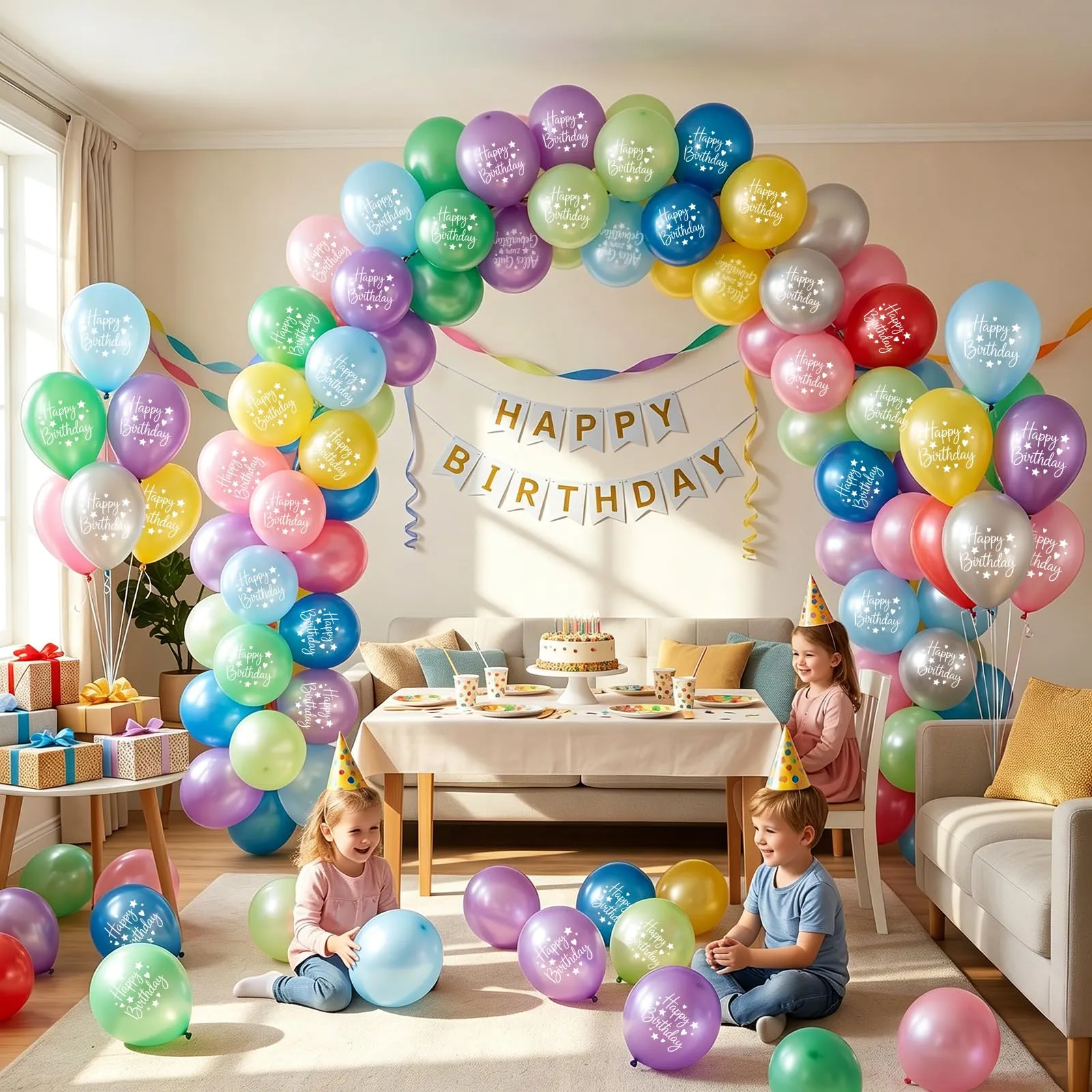 fairymaiden Kit Palloncini Compleanno, 24 Pezzi, 12 pollici - immagine 6