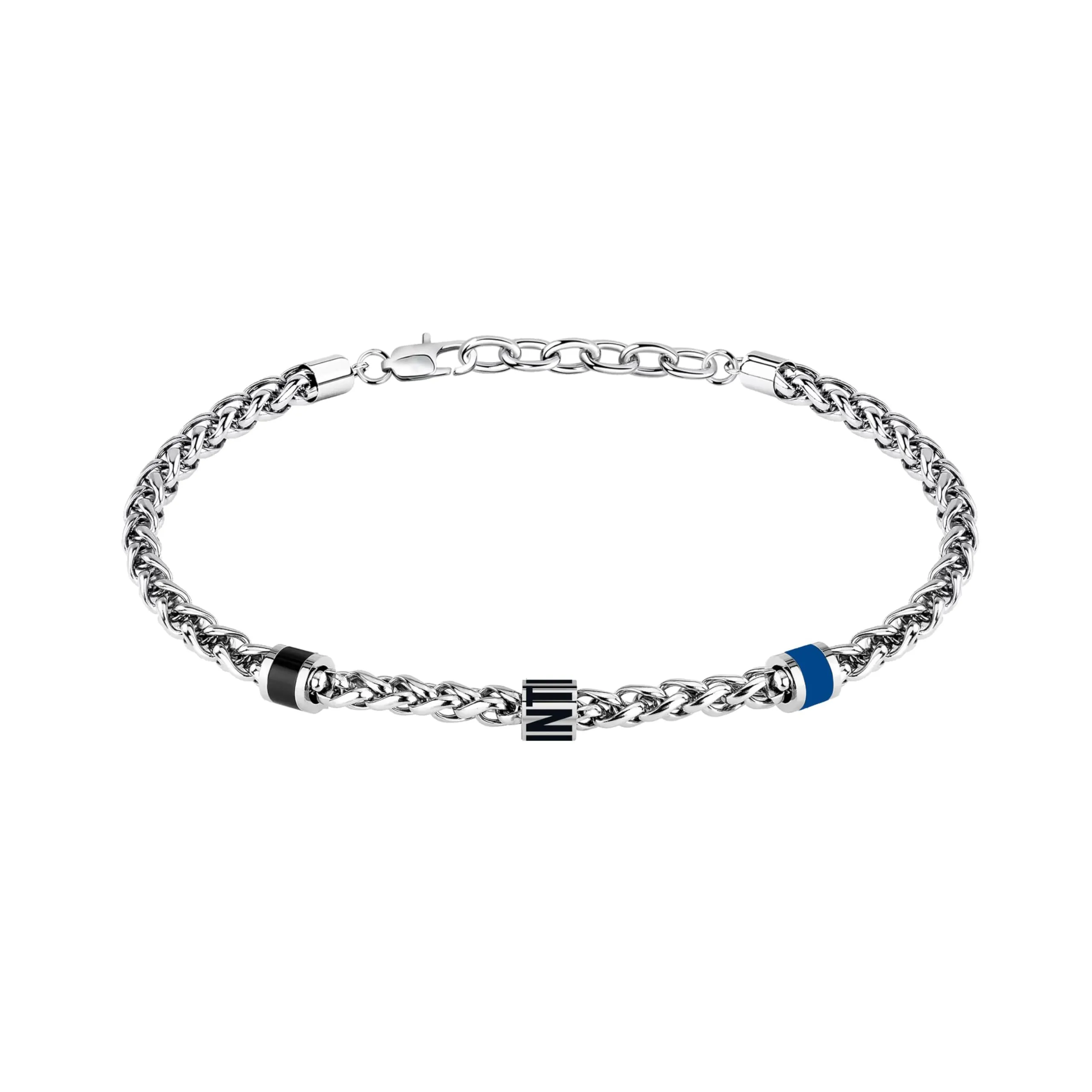 Clondo Bracciale Inter in Acciaio - Chain Logo Minimal - immagine 1