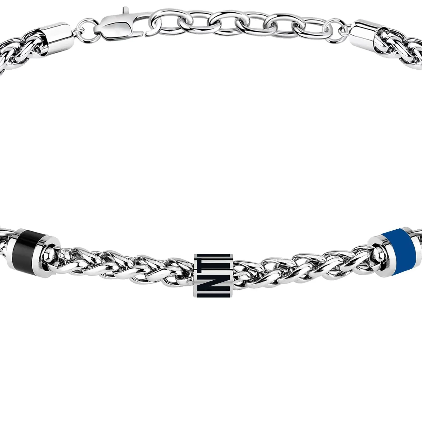 Clondo Bracciale Inter in Acciaio - Chain Logo Minimal - immagine 2