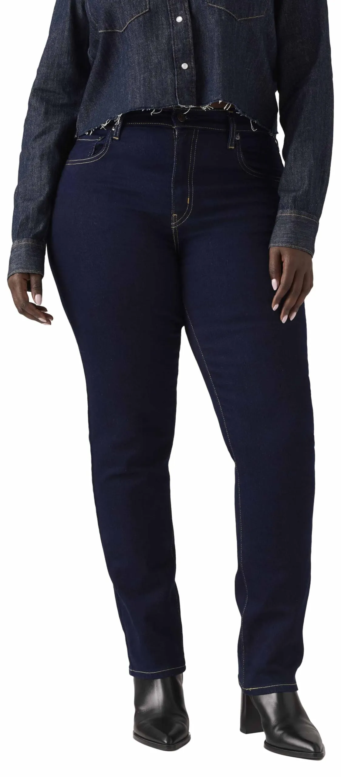 Levi's 724 High Rise Straight Jeans - Cast Shadows - immagine 6