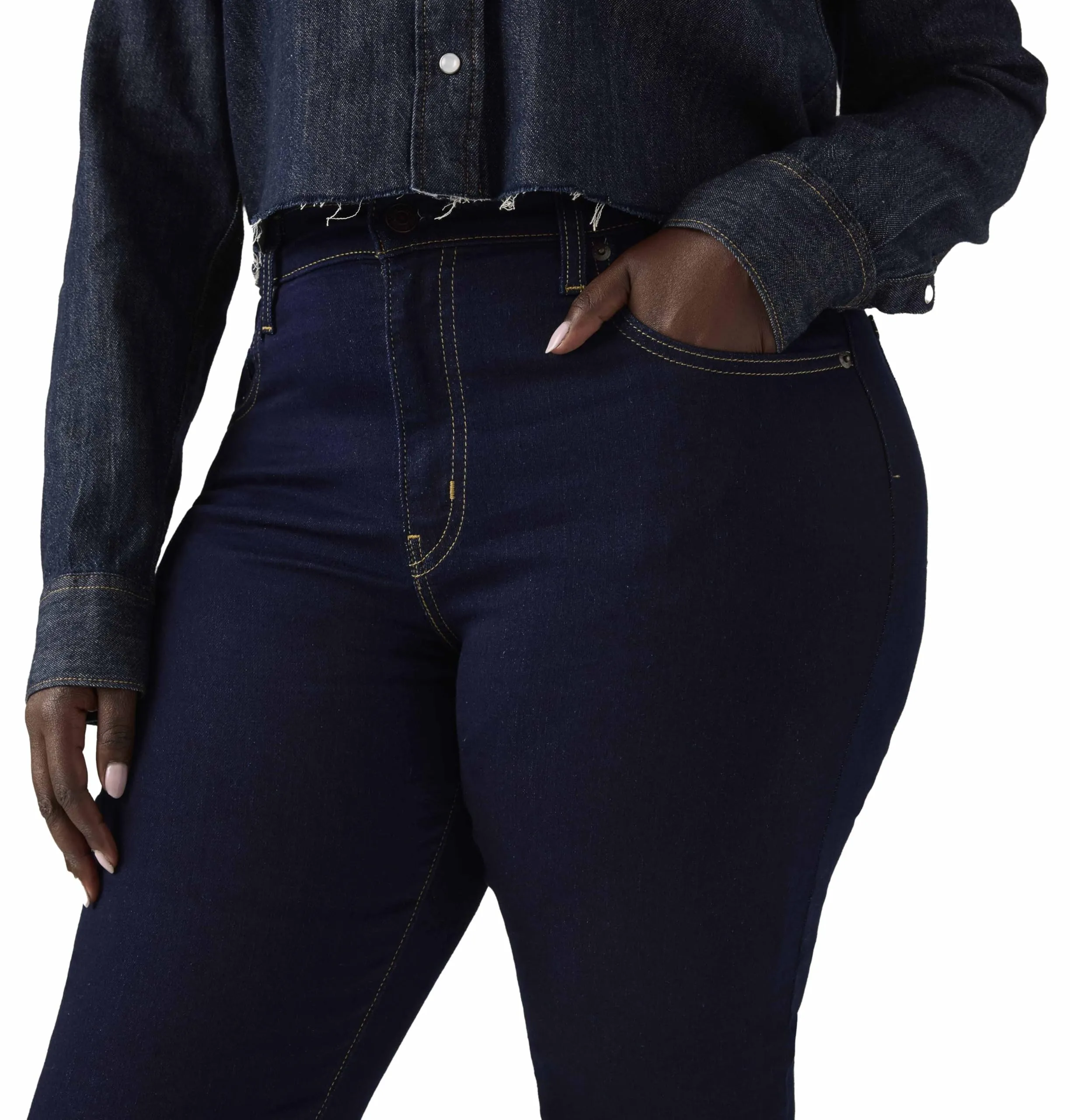 Levi's 724 High Rise Straight Jeans - Cast Shadows - immagine 7