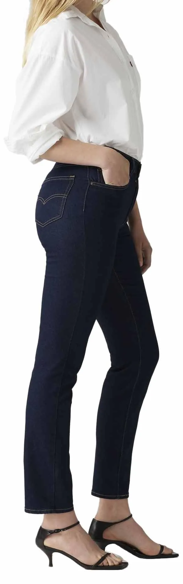 Levi's 724 High Rise Straight Jeans - Cast Shadows - immagine 2