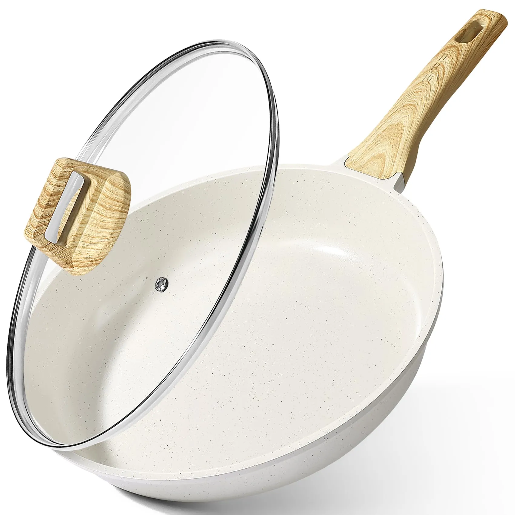 GiPP Padella Antiaderente per Induzione 30cm con Coperchio - immagine 1