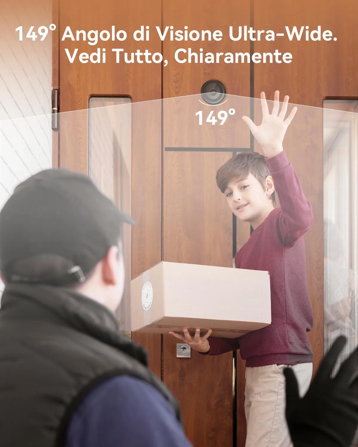Imou VD1 Spioncino Digitale WiFi 3K con Schermo a Colori da 4,3", 2.4/5 GHz - immagine 7