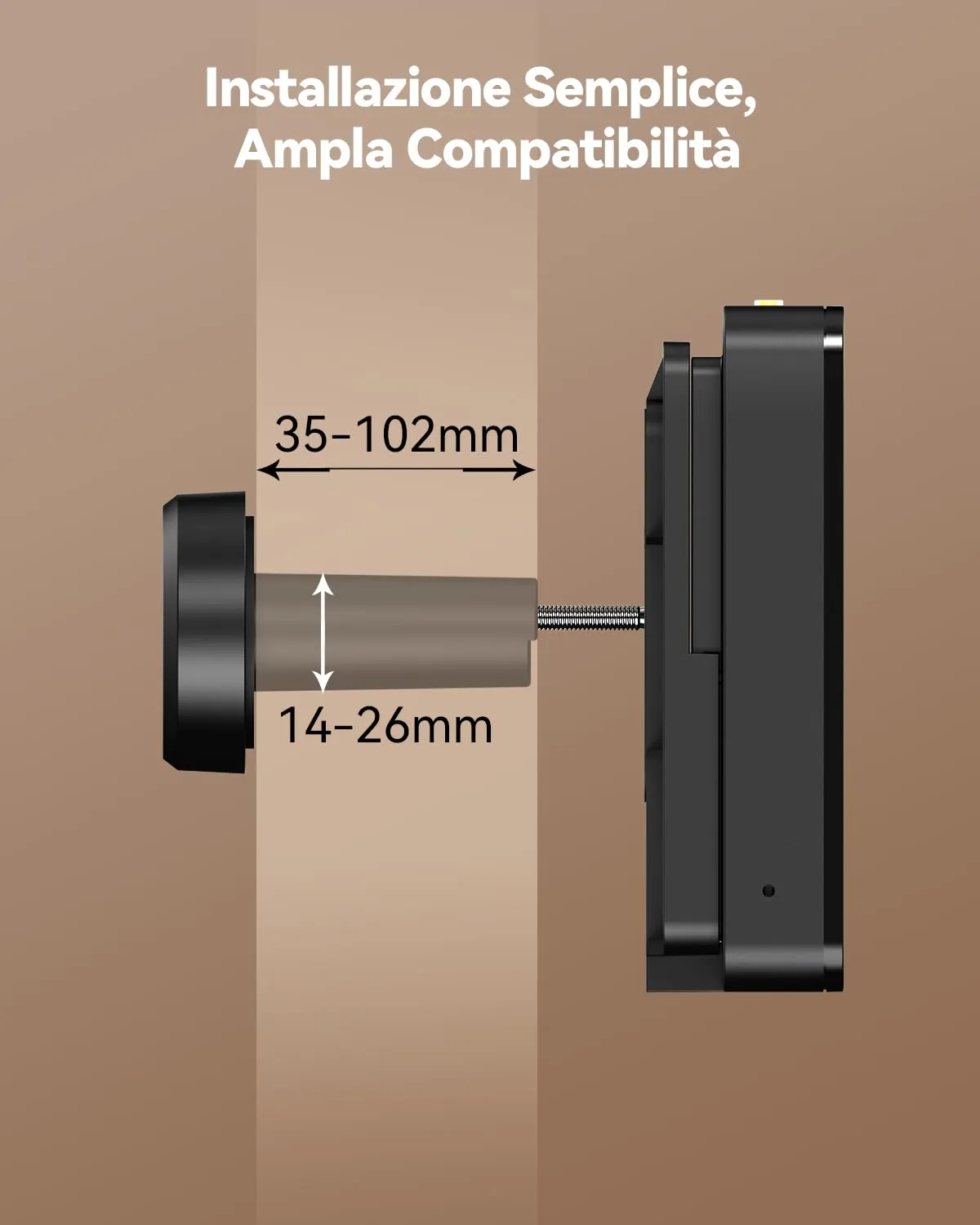 Imou VD1 Spioncino Digitale WiFi 3K con Schermo a Colori da 4,3", 2.4/5 GHz - immagine 10