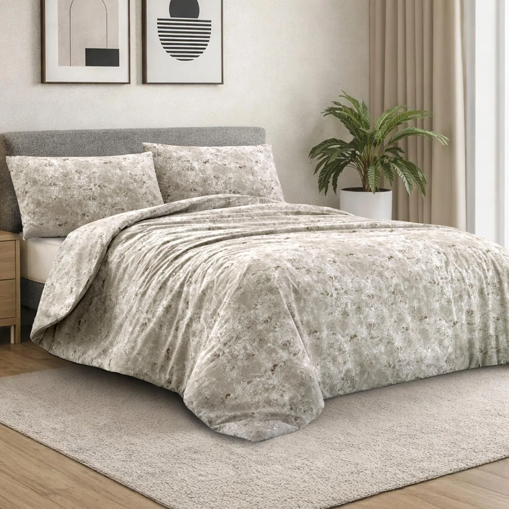 Dorian Home Copripiumino Una Piazza e Mezza in Cotone 200x210 cm con Federa - immagine 1