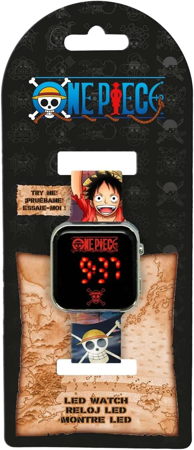 Clondo Orologio da Polso Digitale LED per Bambini One Piece - immagine 3