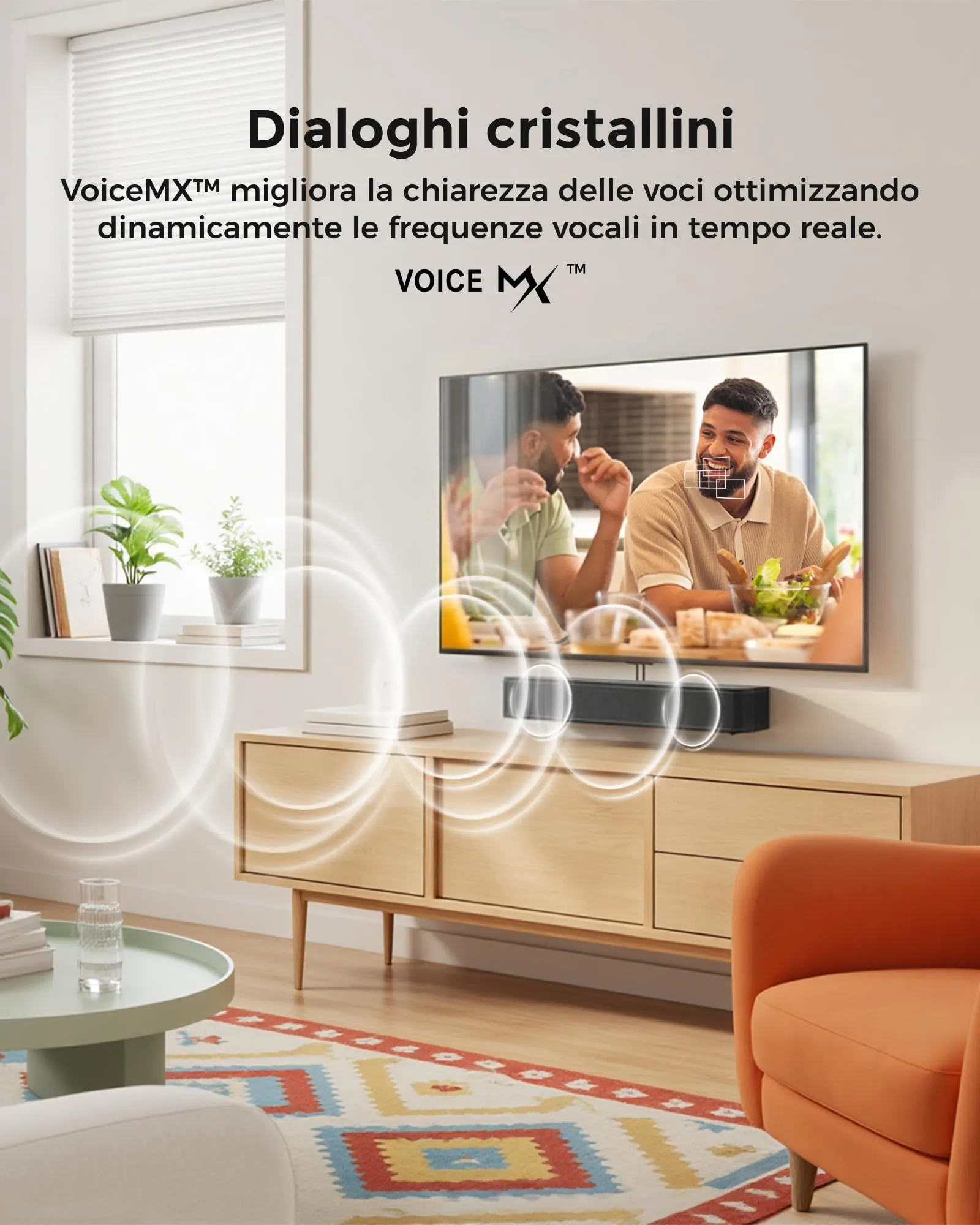 ULTIMEA Soundbar 2.1 canali con subwoofer integrato, Poseidon M20 Pro - immagine 4
