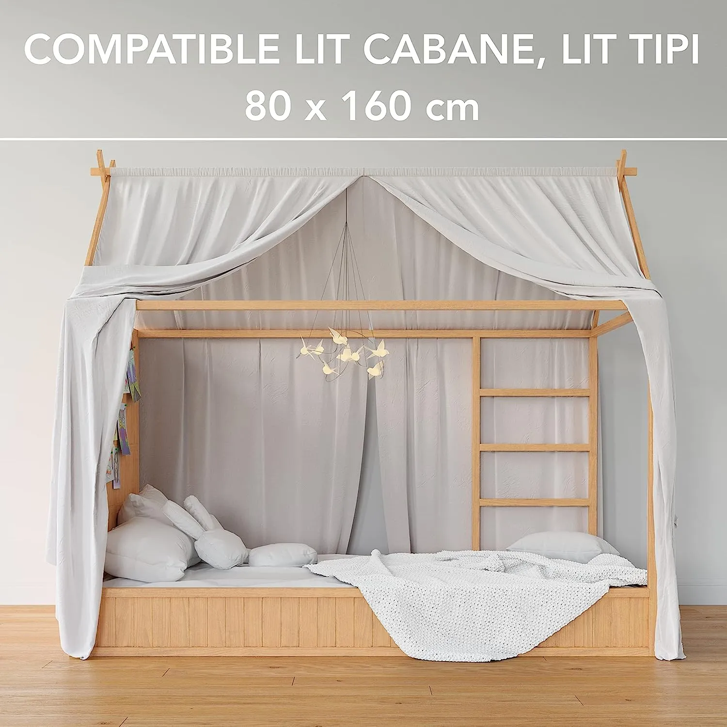 Lovely Hippo Set Letto 3 Pezzi Orsetto: Lenzuolo con Angoli 80x160 cm, Copripiumino 120x170 cm e Federa - immagine 5