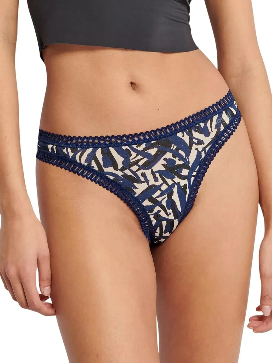 Sloggi Donna Go Crush String C3P, Blue - Dark Combination - immagine 1