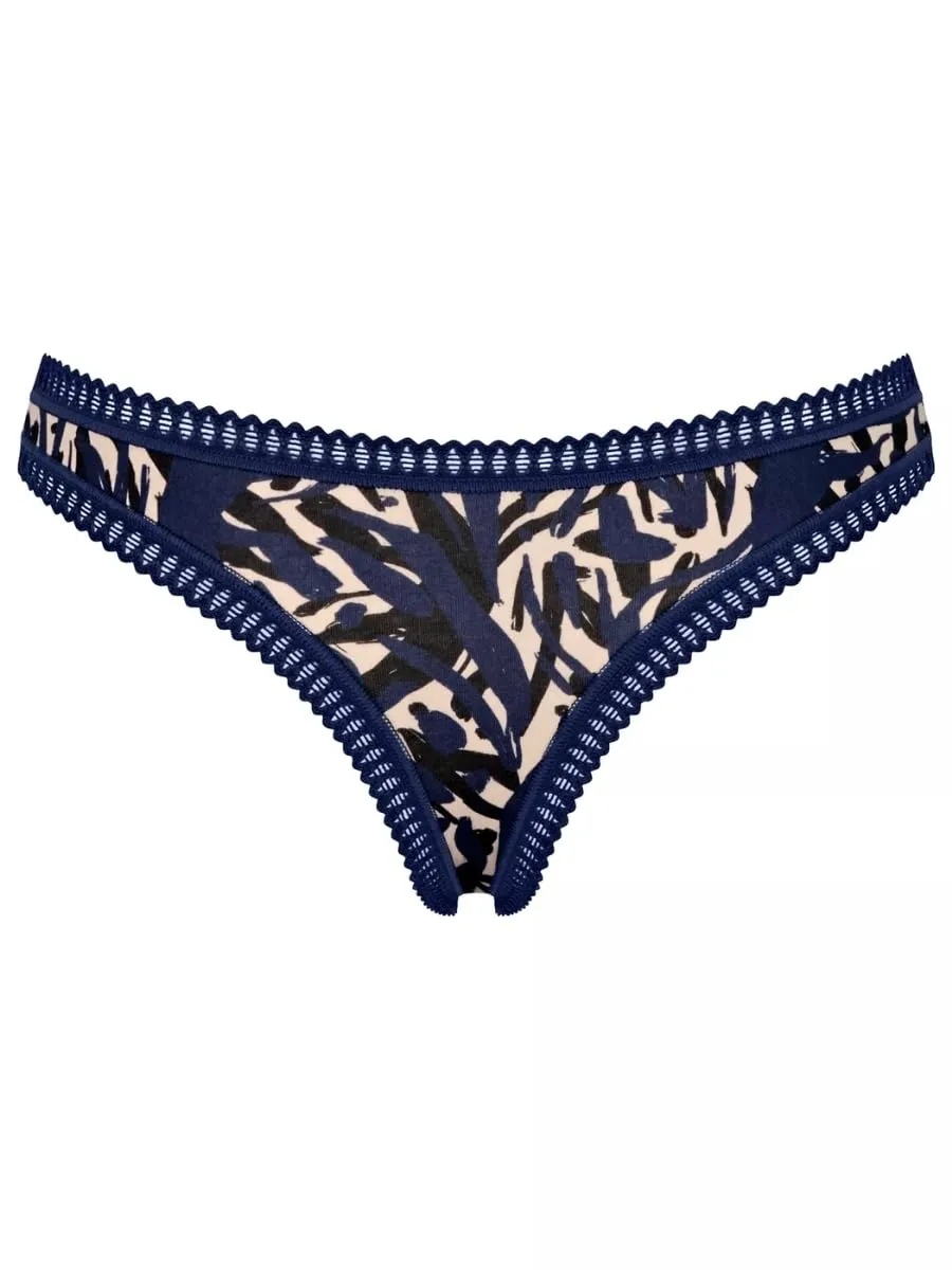 Sloggi Donna Go Crush String C3P, Blue - Dark Combination - immagine 5