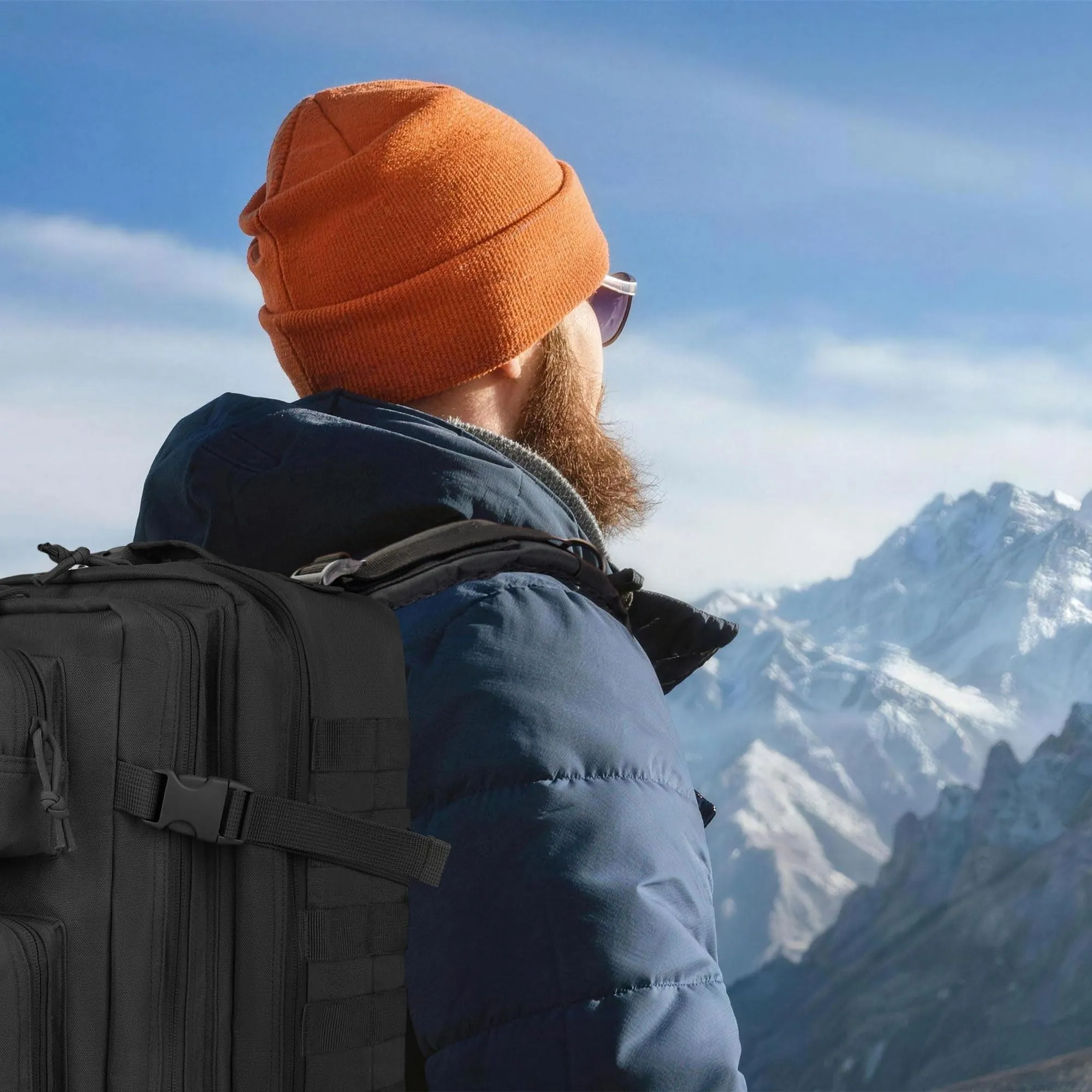 Zavothy Zaino Tattico Militare 45L con Sistema Molle, 23 x 25 x 45 cm - immagine 7