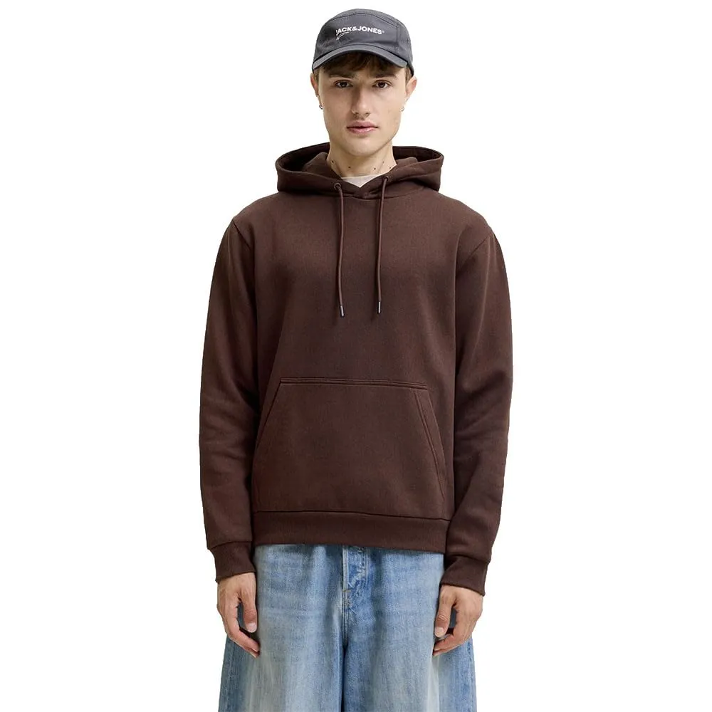 Jack & Jones Felpa con Cappuccio Corcra - Bitter Chocolate - S - immagine 2