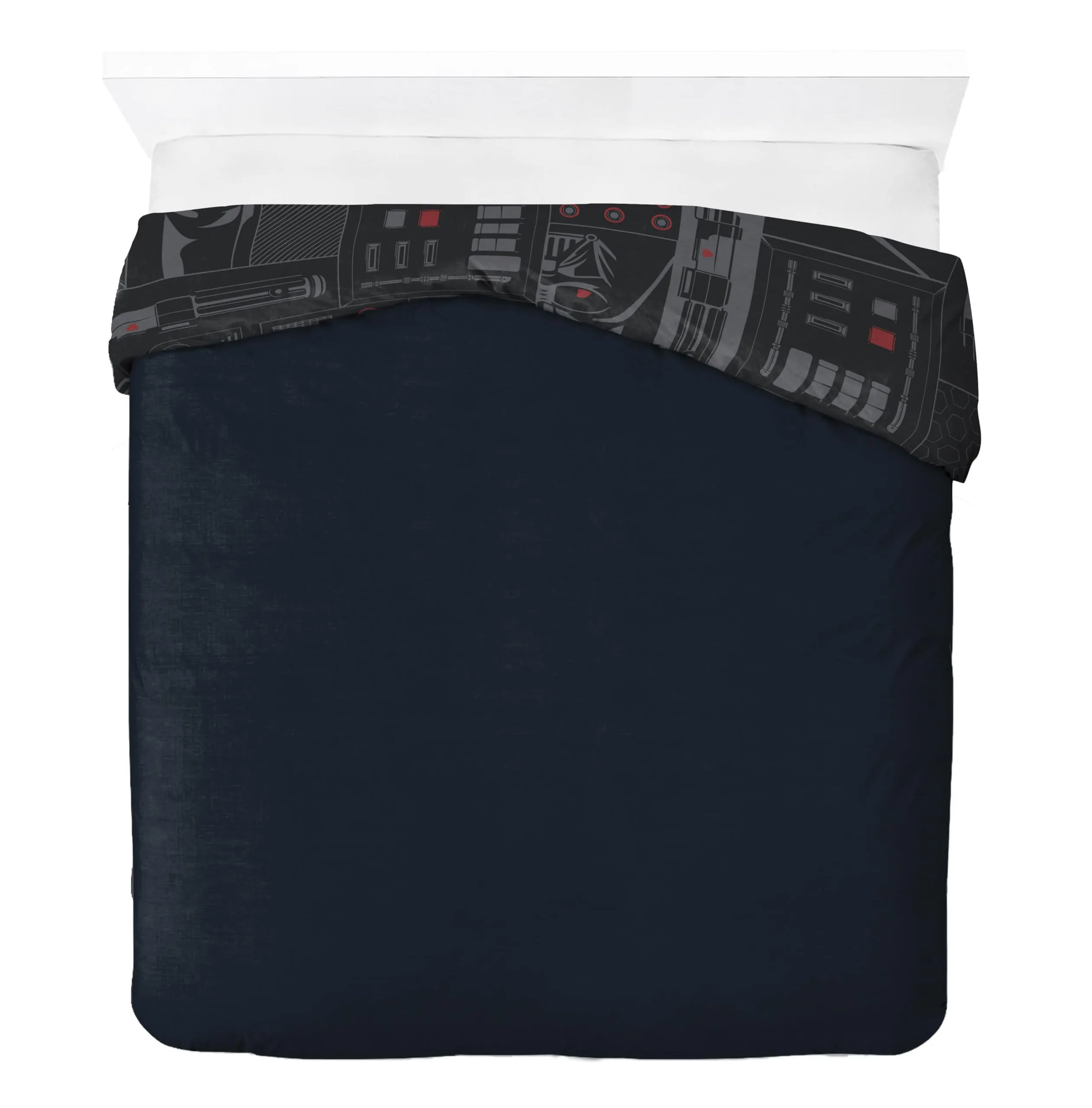 Jay Franco Star Wars Darth Vader Empire Bedding Set, 3 Piece, Black - immagine 3