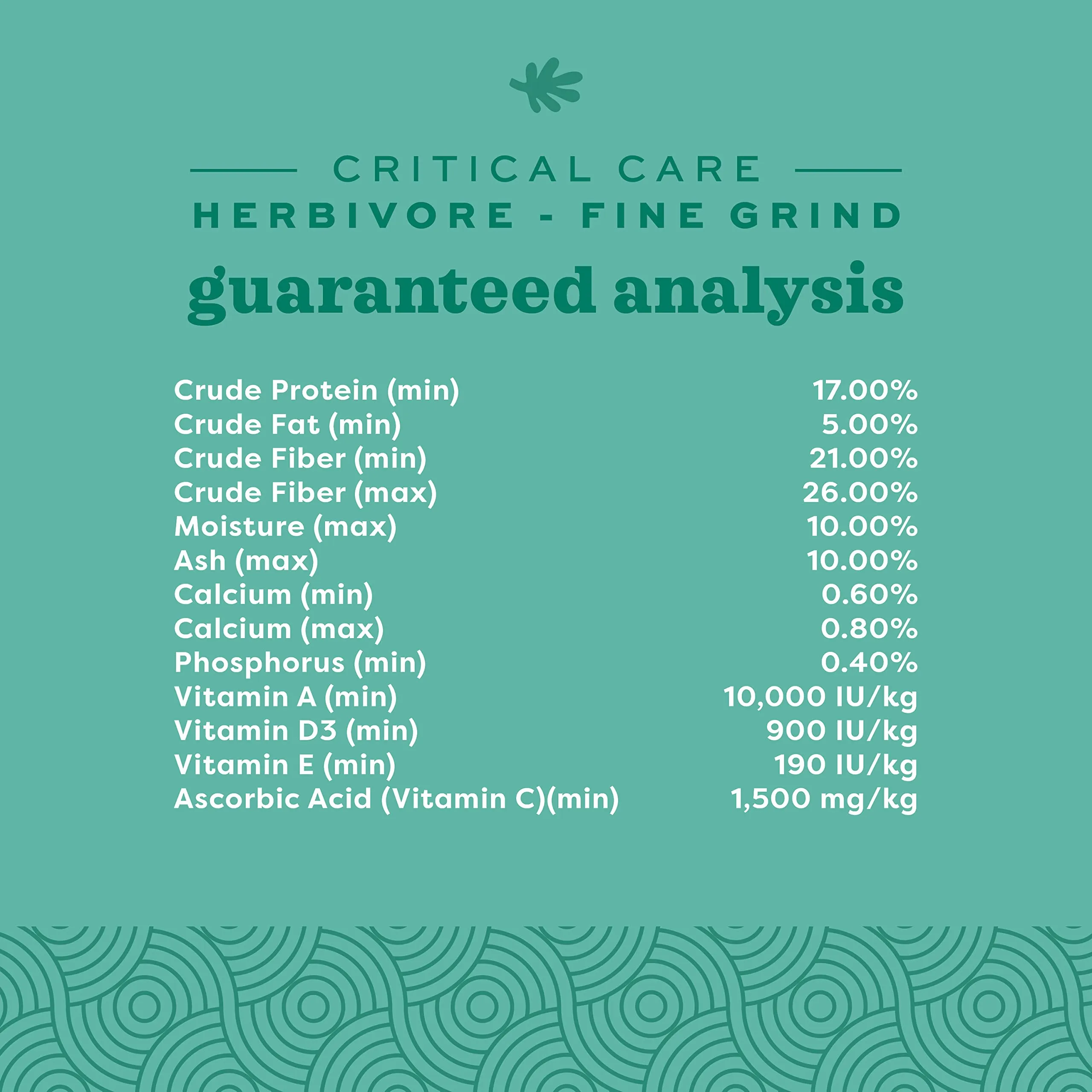 Oxbow Critical Care Polvere per Piccoli Erbivori, 100 g - immagine 4