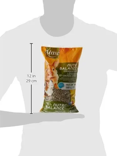 Aimé Nutri'Balance Pasto Completo per Conigli Nani e Porcellini d'India, 1 kg - immagine 4