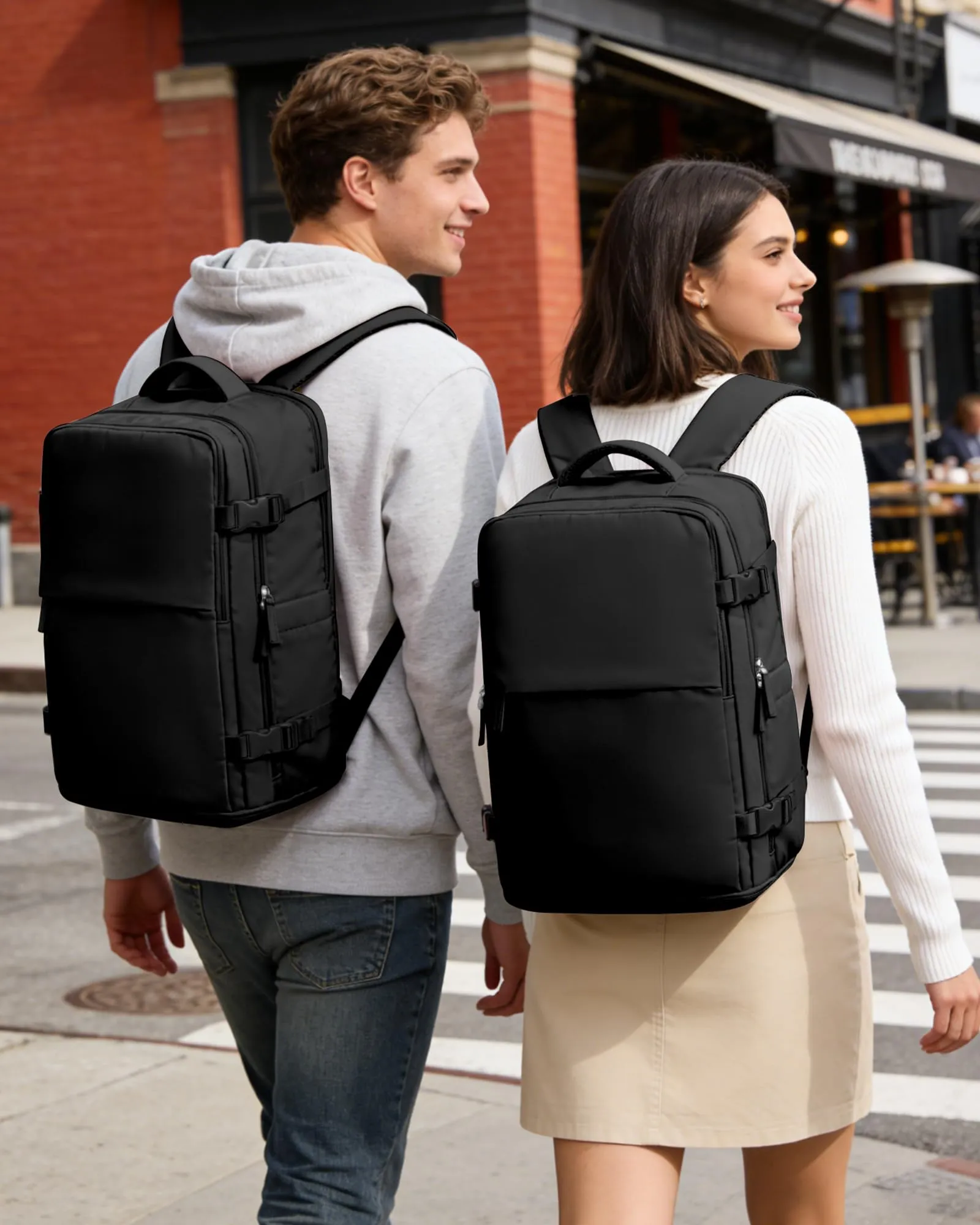 BJLFS Borse da Cabina Ryanair 40x30x20 Bagaglio a Mano Sottovuoto Donna - immagine 2