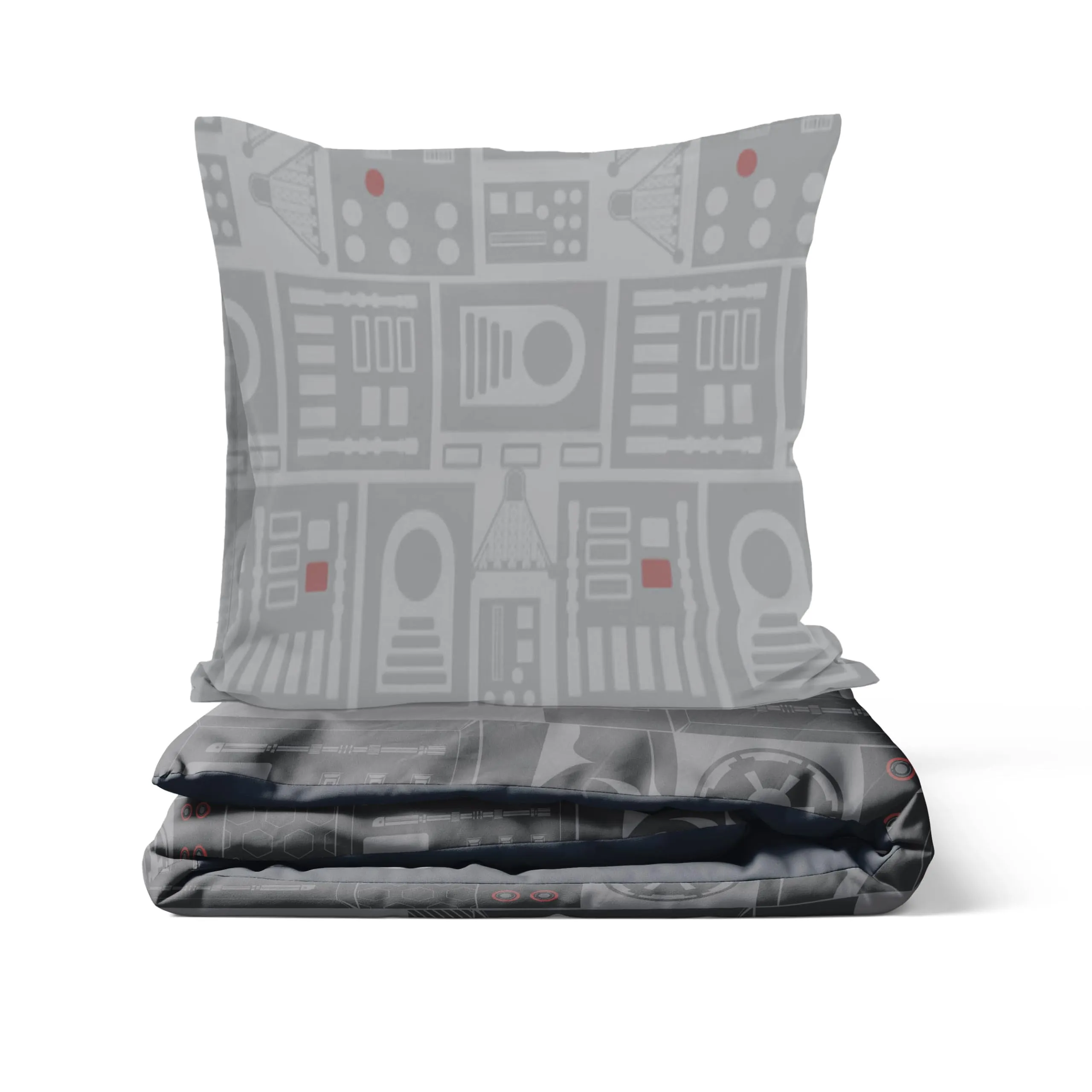 Jay Franco Star Wars Darth Vader Empire Bedding Set, Duvet Cover and Pillowcase, Black, 2 Piece - immagine 5