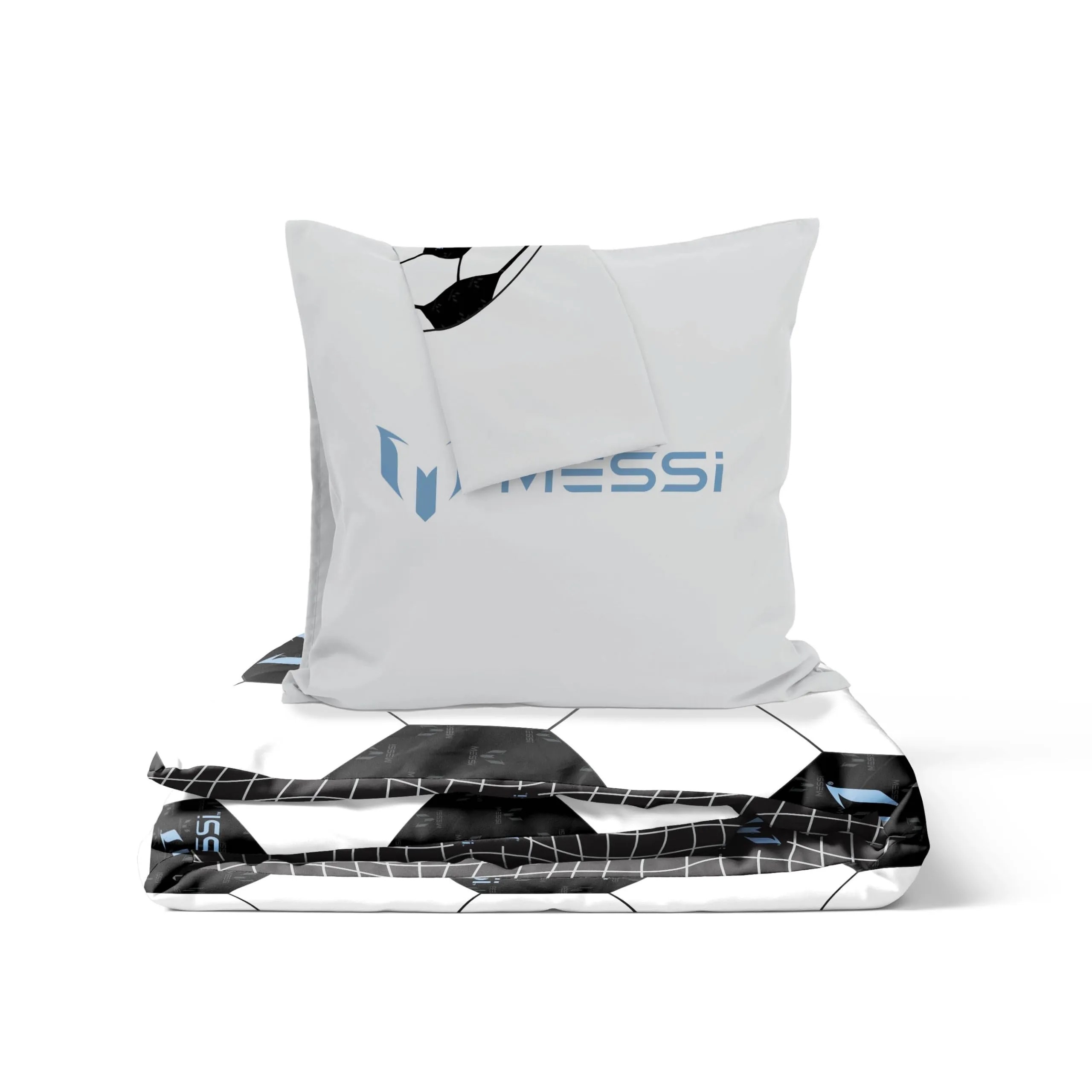 Jay Franco Messi Football Set di Biancheria da Letto, Bianco, 3 Pezzi - immagine 5