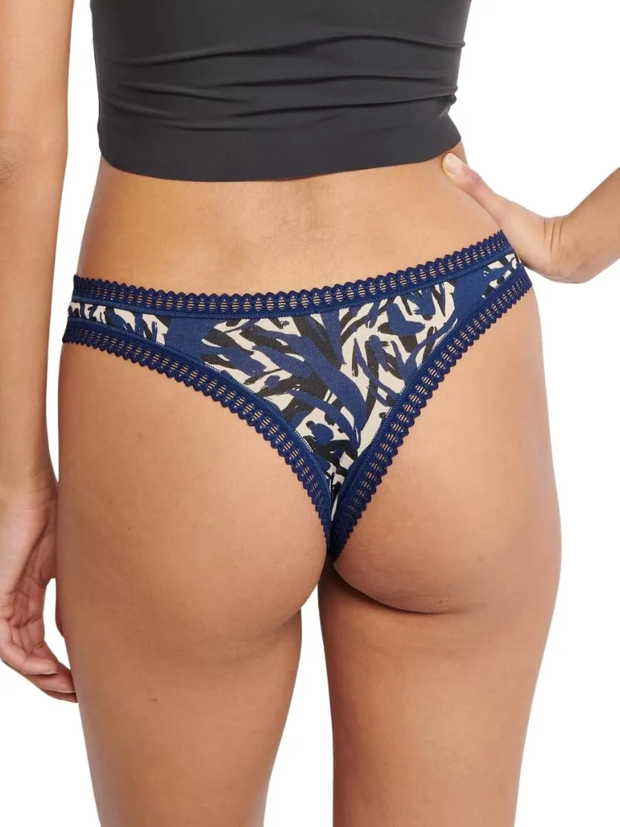 Sloggi Donna Go Crush String C3P, Blue - Dark Combination - immagine 2