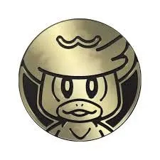 BB-Toy-Trades Pokemon Pin Flipping Coin Shiny Trading Card - Quaxly - Kwaks Gold - immagine 1