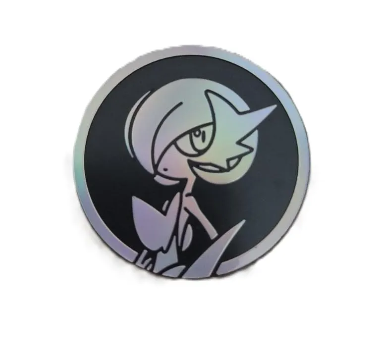 BB-Toy-Trades Pokemon Pin Flipping Coin Shiny Trading Card - Mega Sviluppo Guardevoir - immagine 1