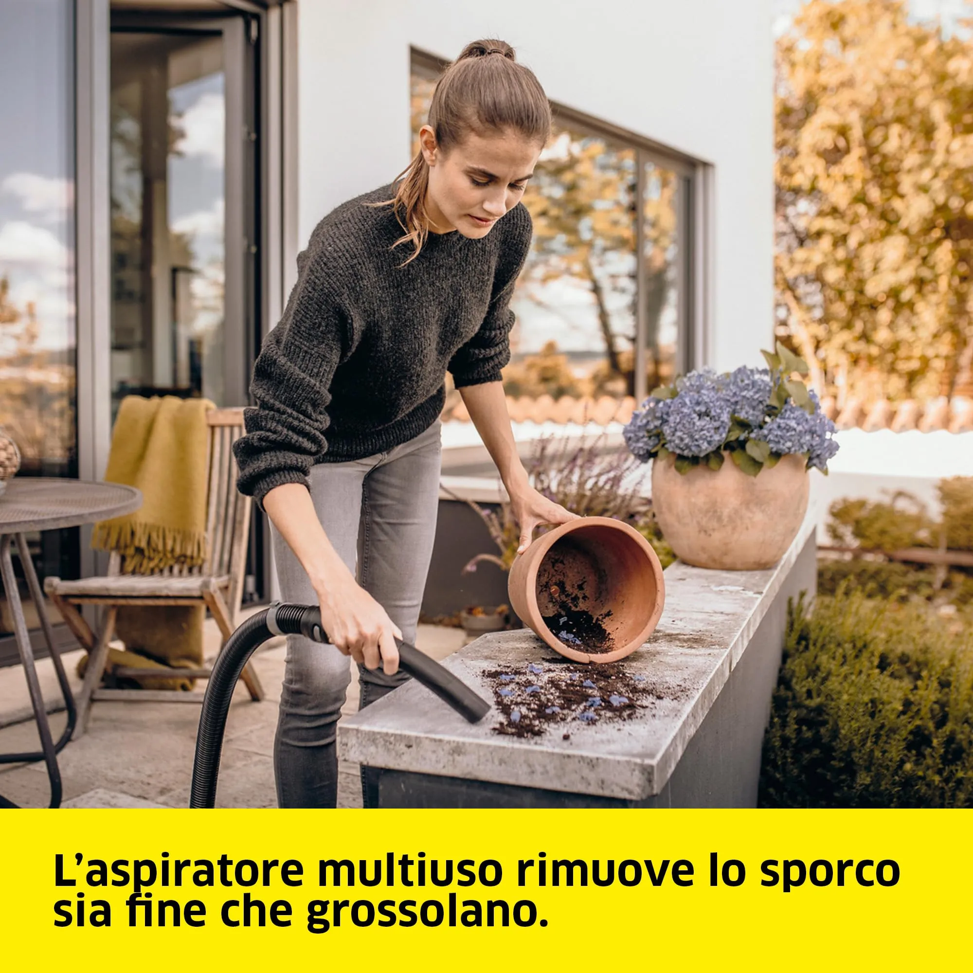 Kärcher WD 3 V-17/4/20 Aspiratore Solidi e Liquidi, 1000 W, Contenitore 17 l, Funzione Soffiante - immagine 4