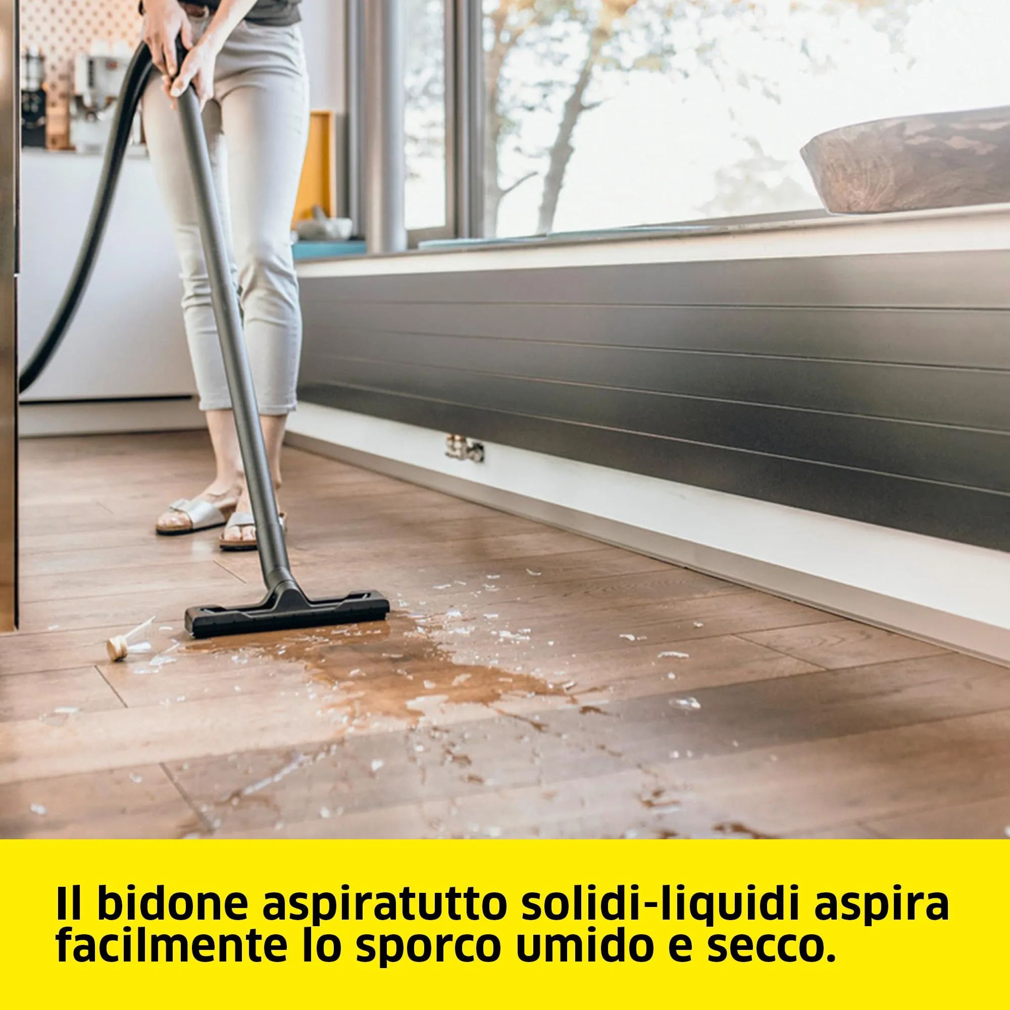 Kärcher WD 3 V-17/4/20 Aspiratore Solidi e Liquidi, 1000 W, Contenitore 17 l, Funzione Soffiante - immagine 5