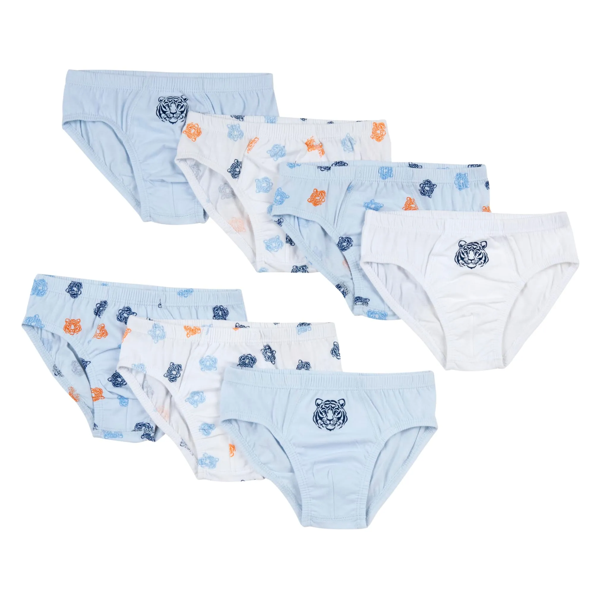 Prénatal Bambini e Ragazzi Slip, Set di 7, 8-9 anni, Azzurro - immagine 1