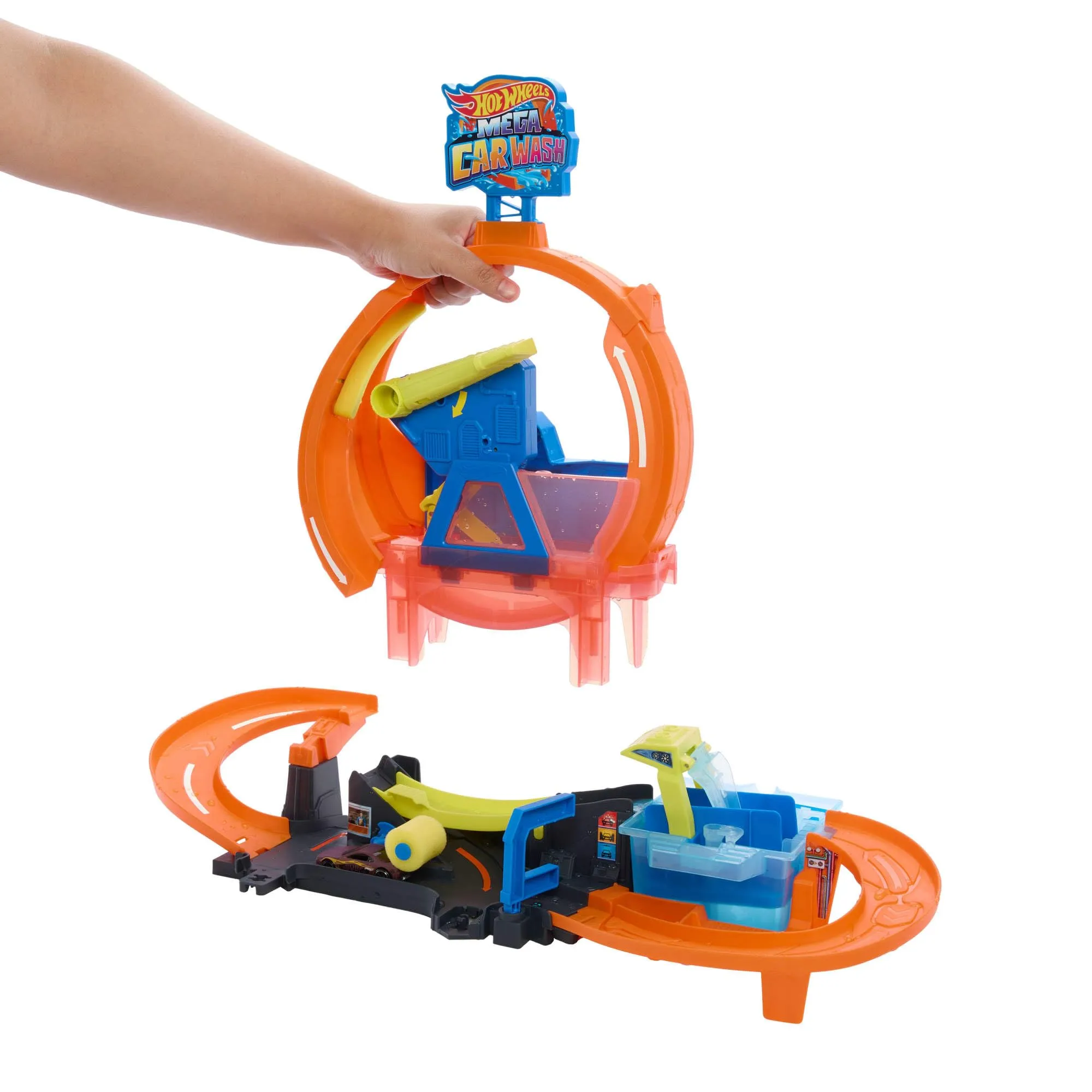 Hot Wheels City Loop Autolavaggio e Veicolo che Cambia Colore - immagine 4