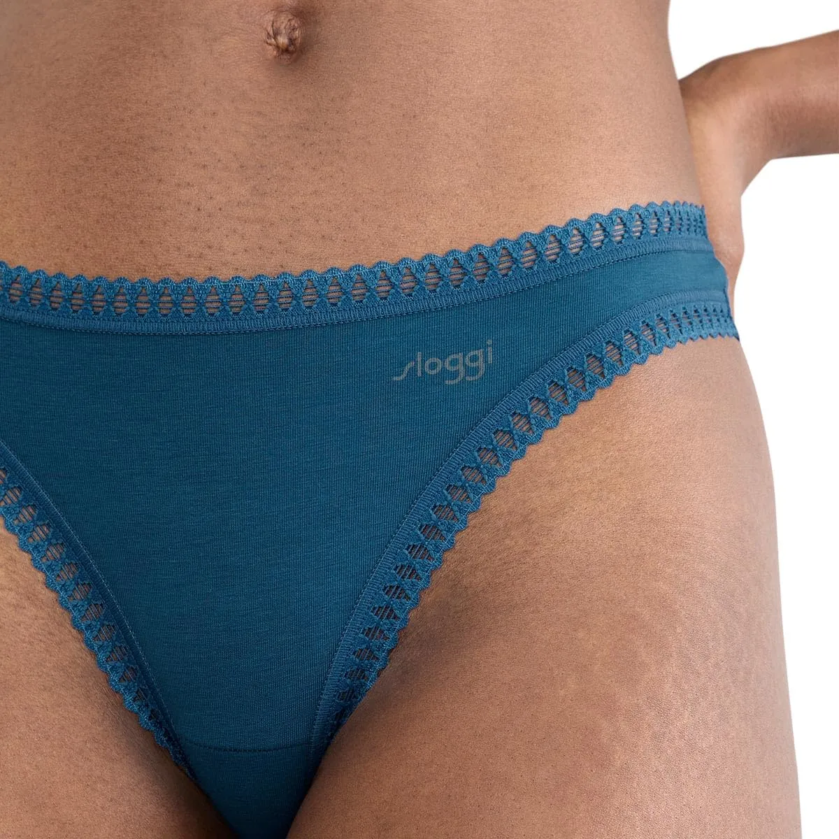Sloggi Go Crush Perizoma, Confezione da 3 Pezzi, Turchese Combinazione Chiara, XL - immagine 3
