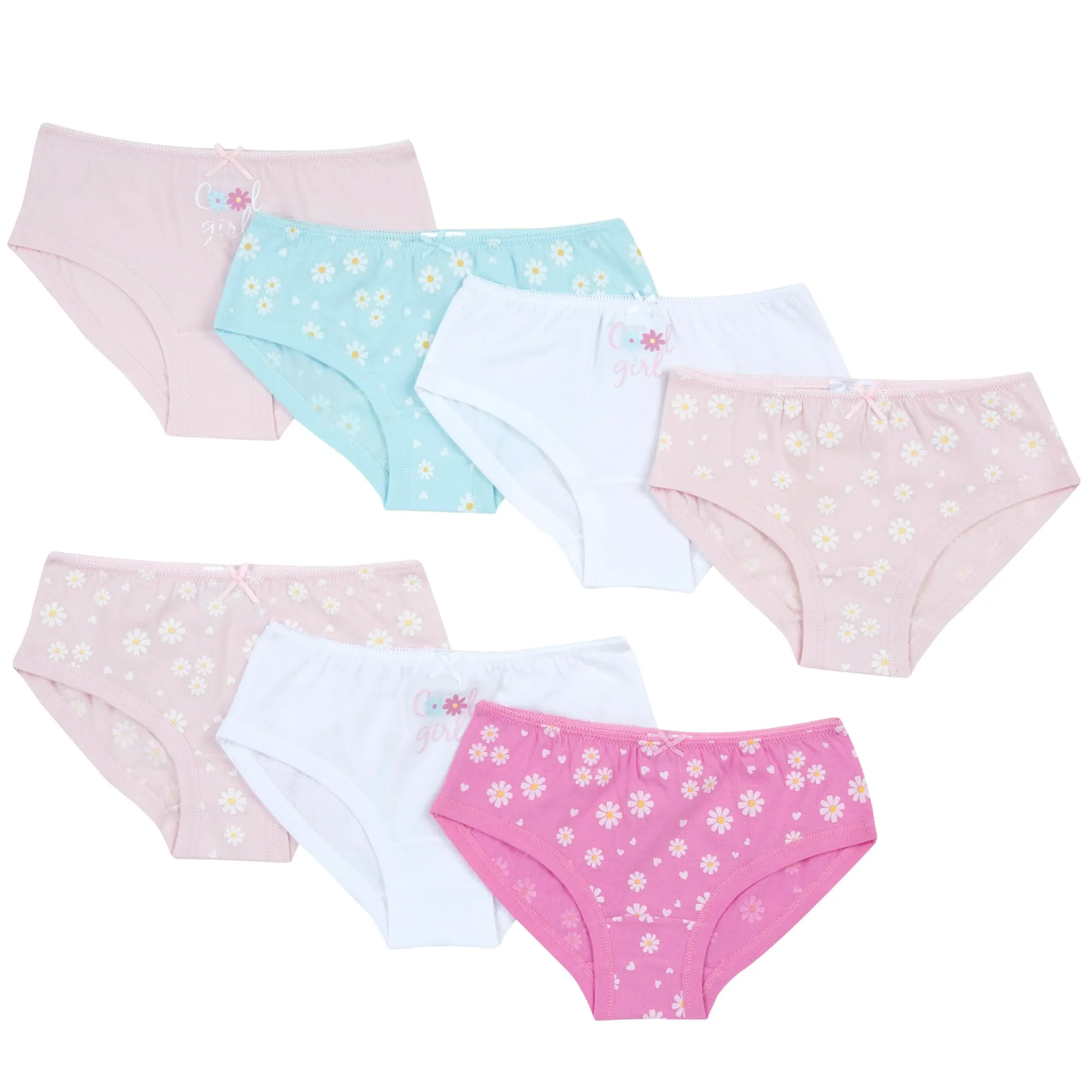 Prénatal Bambine e Ragazze Slip, Set di 7, 8-9 anni, Rosa - immagine 1