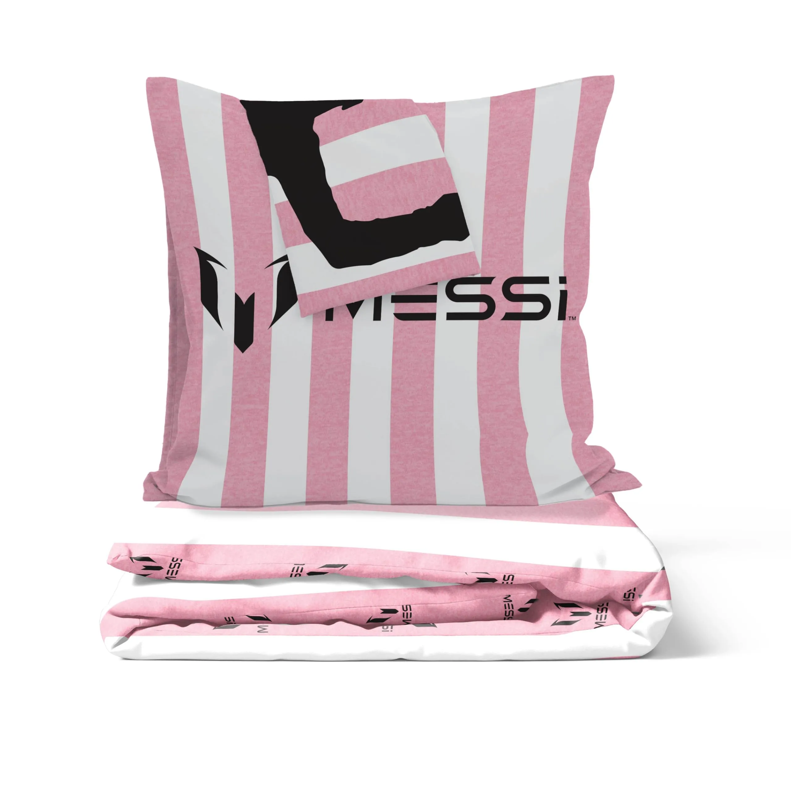 Jay Franco Messi Football Bedding Set, 3 Piece, Pink - immagine 5