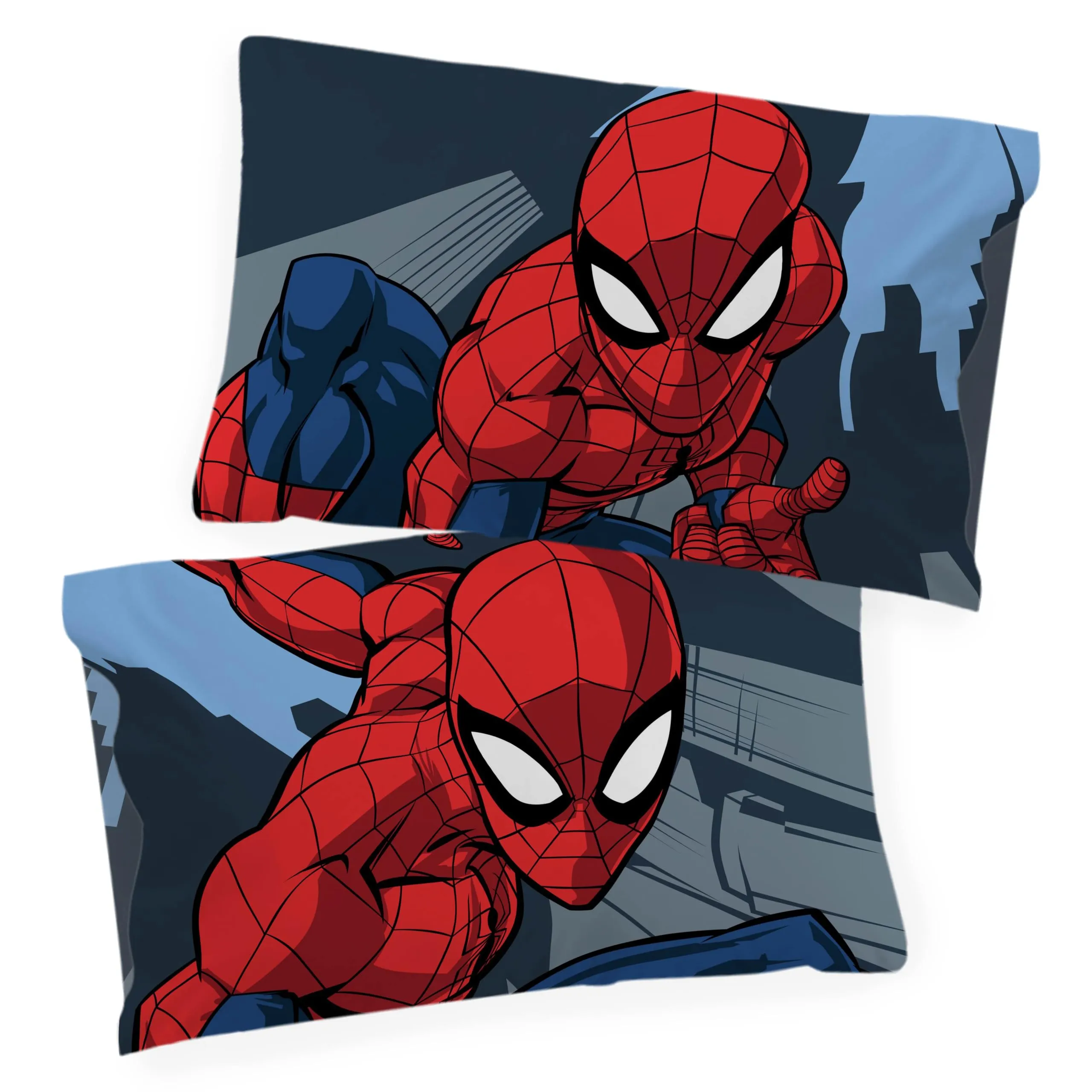 Jay Franco Marvel Spider-Man Set Copripiumino e Federa per Letto Singolo, Blu Scuro, 2 Pezzi - immagine 4