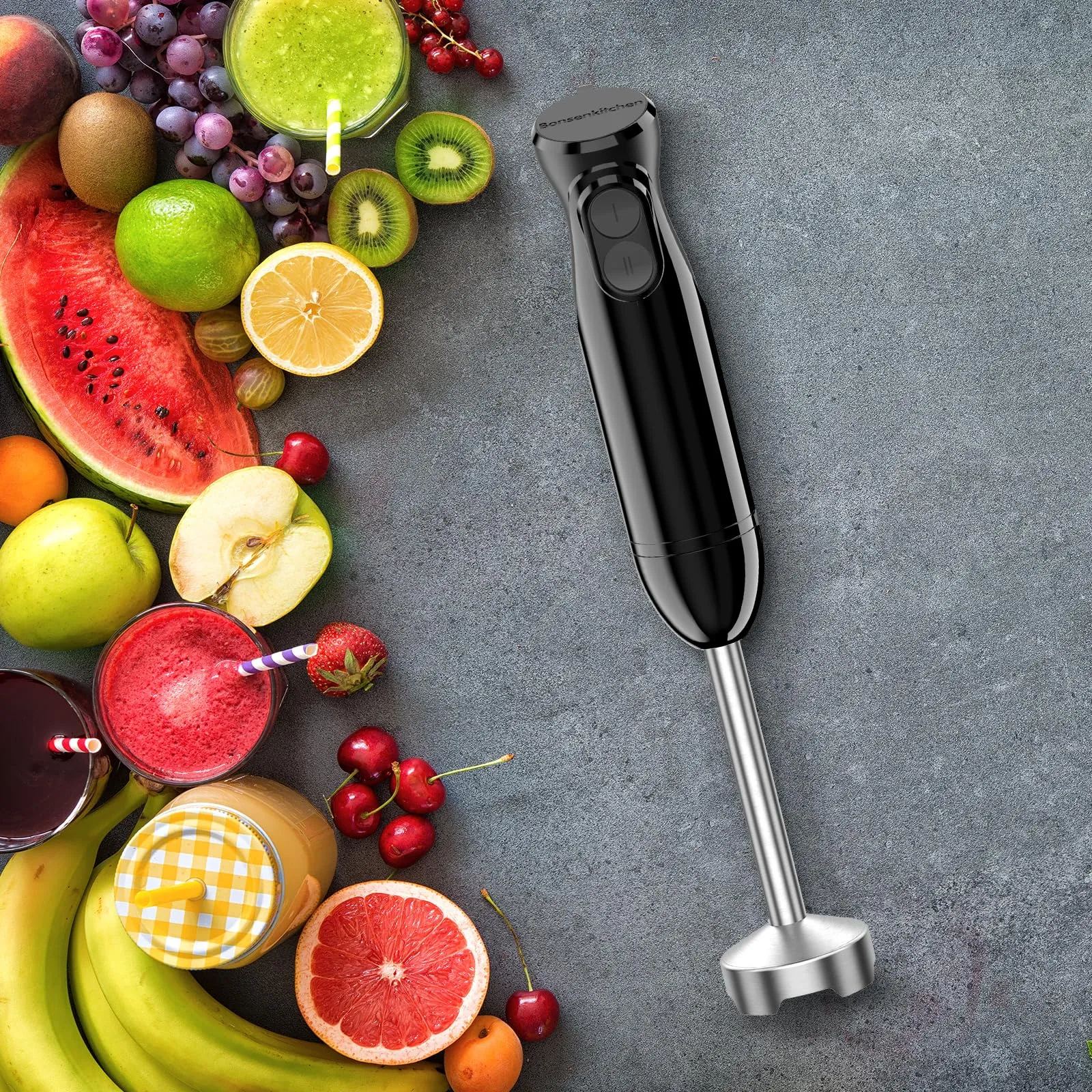 Bonsenkitchen Frullatore a Immersione 2-in-1, 1000W, 2 Velocità - immagine 6