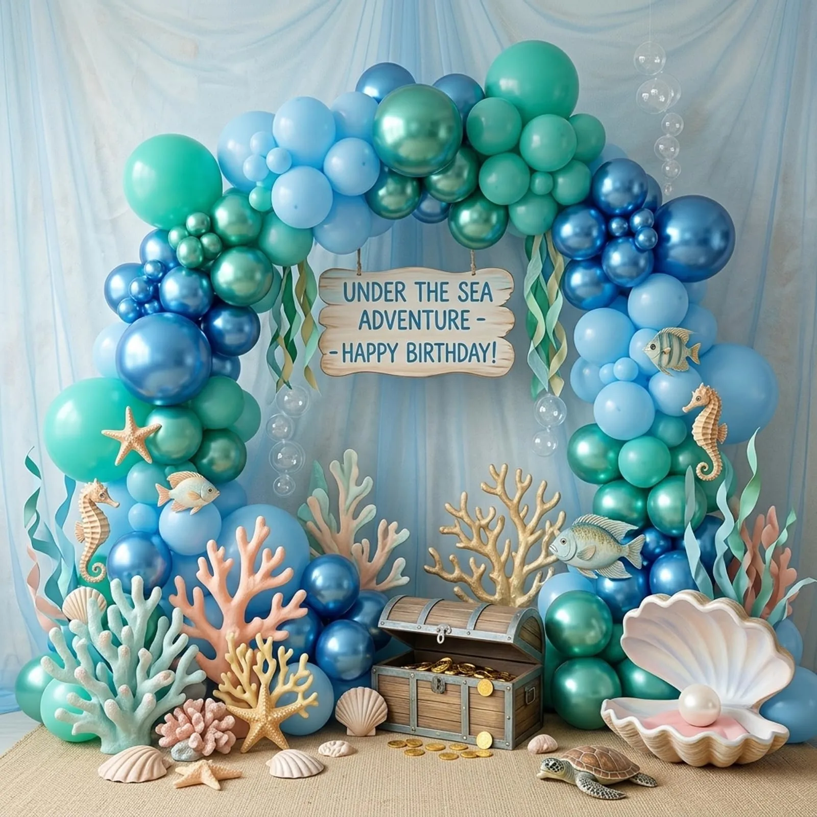 Fairymaiden Palloncini Blu e Verde Metallizzati, 60 Pezzi, 12 Pollici - immagine 7