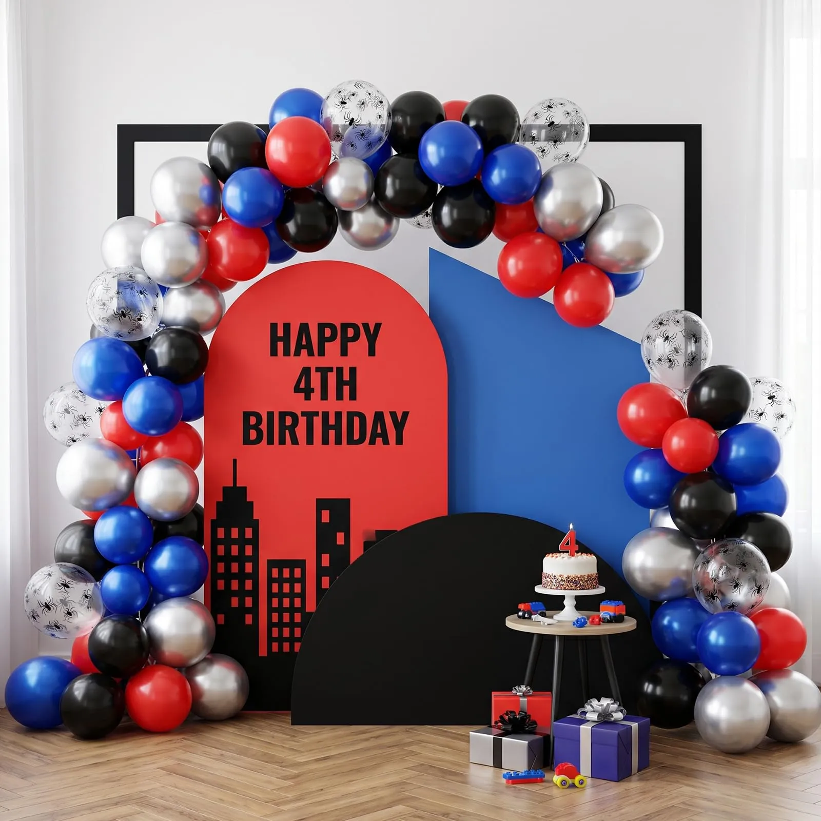 Fairymaiden Palloncini Laurea Rosso, Blu e Neri, 60 Pezzi, 12 Pollice - immagine 7