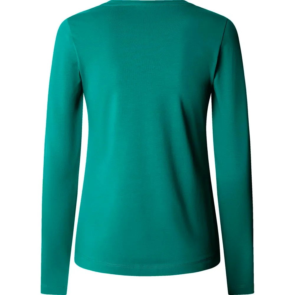 Pepe Jeans New Virginia LS N T-shirt Donna, Verde, L - immagine 4