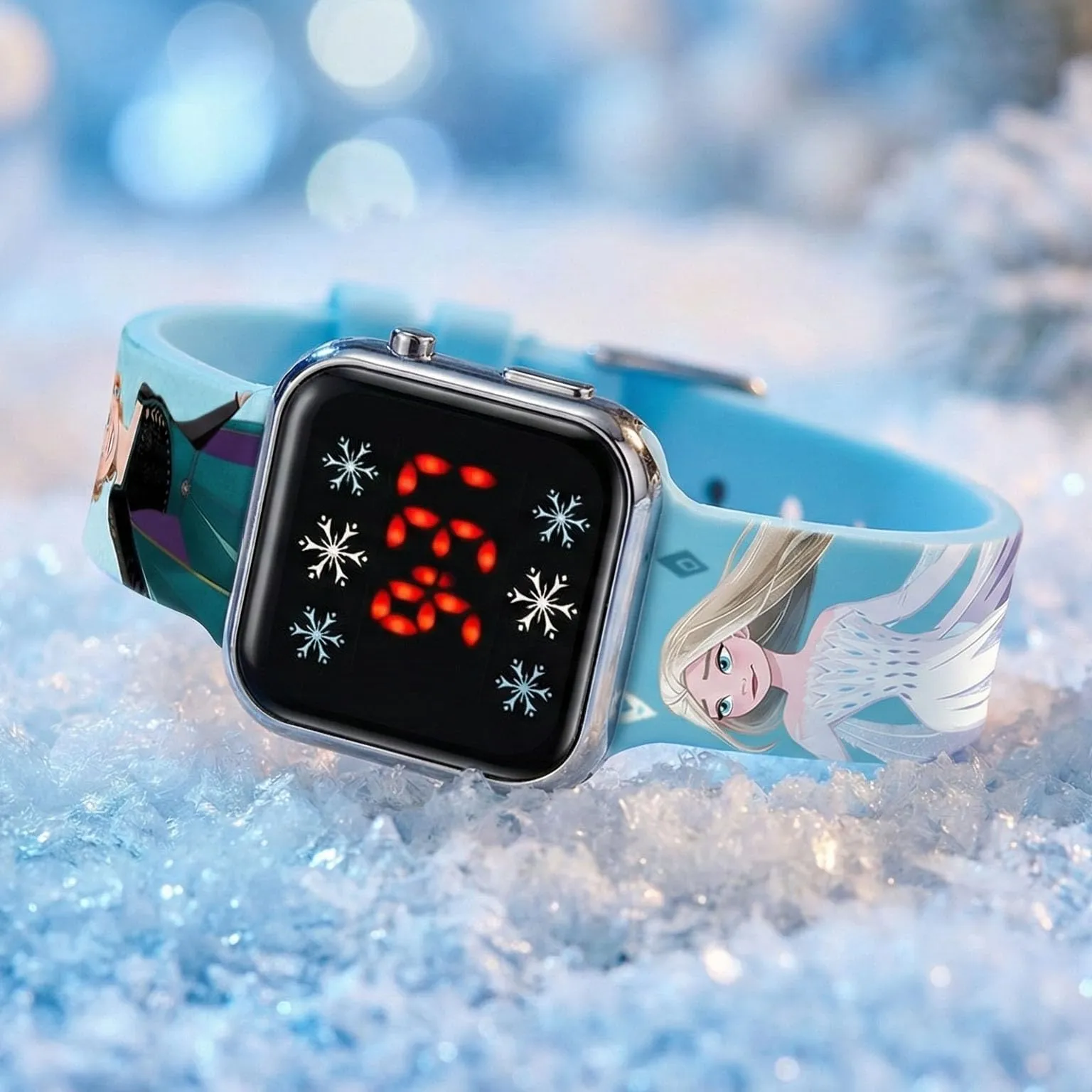 Clondo Orologio da Polso Digitale LED Bambina Frozen - immagine 3