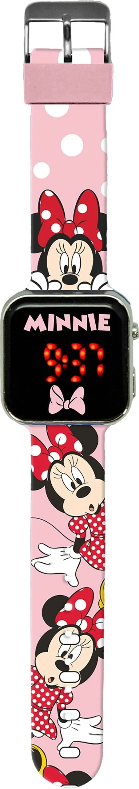 Clondo Orologio da Polso Digitale LED Bambina Minnie - immagine 2