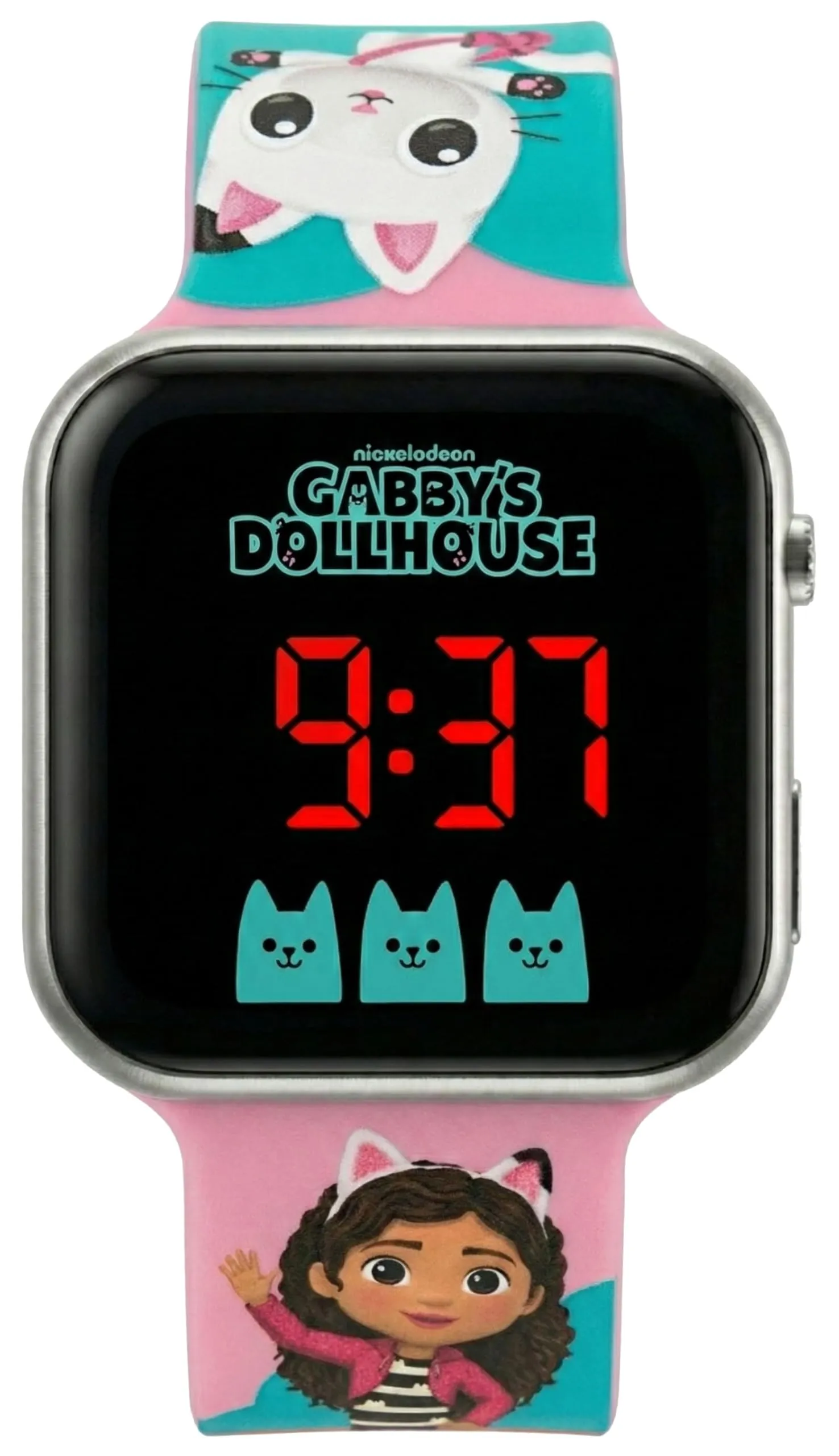 Clondo Orologio da Polso Digitale Led Bambina La Casa Delle Bambole di Gabby - immagine 1