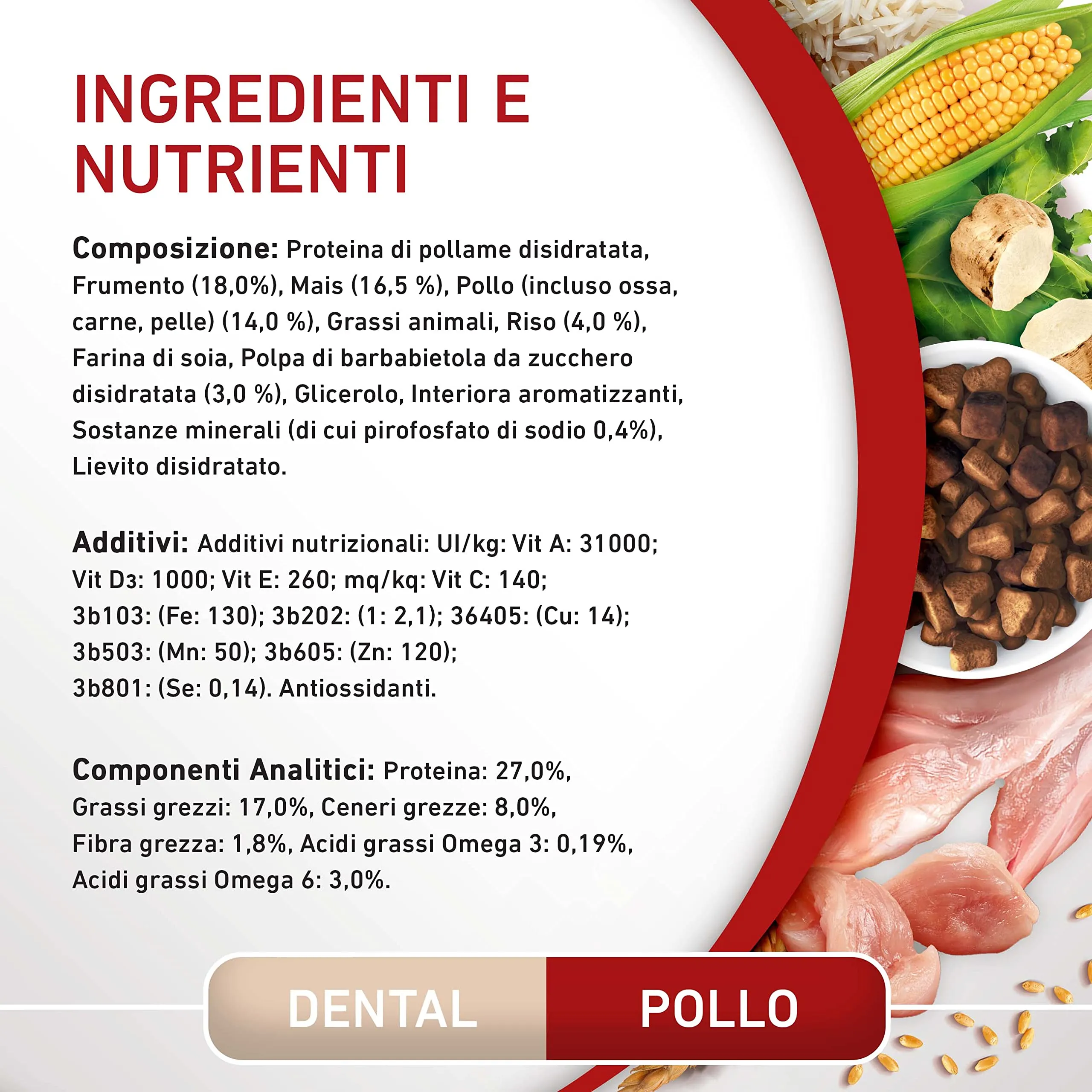 Purina One Mini Small Dental per Cani Adulti Pollo e Riso, 8 x 800g - immagine 6
